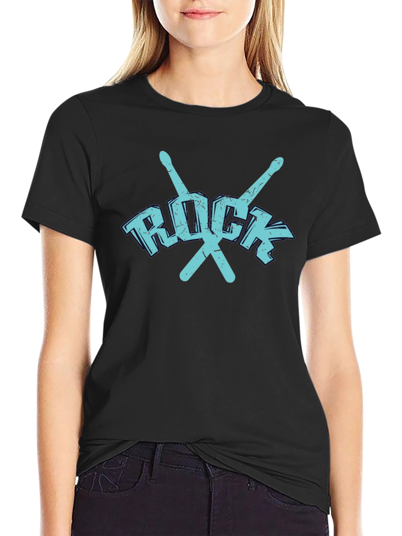 Rock Music T-Shirt - Drumsticks Tee