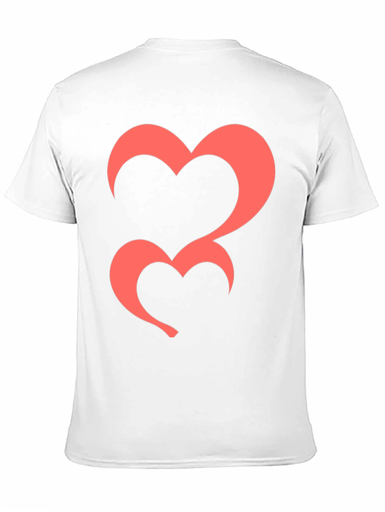 Heart Graphic Tee - Black Casual T-Shirt