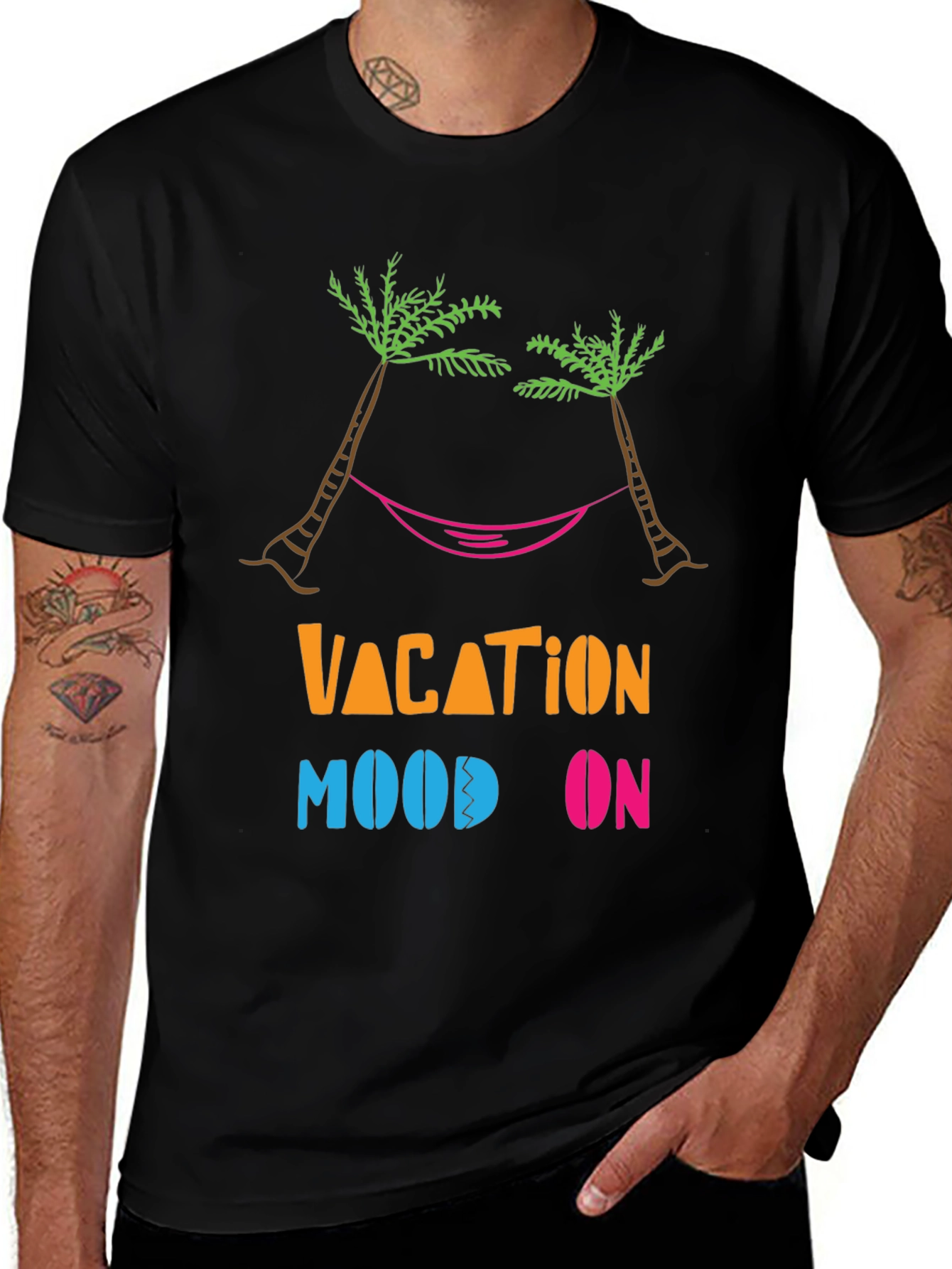 Vacation Mood On Graphic Tee