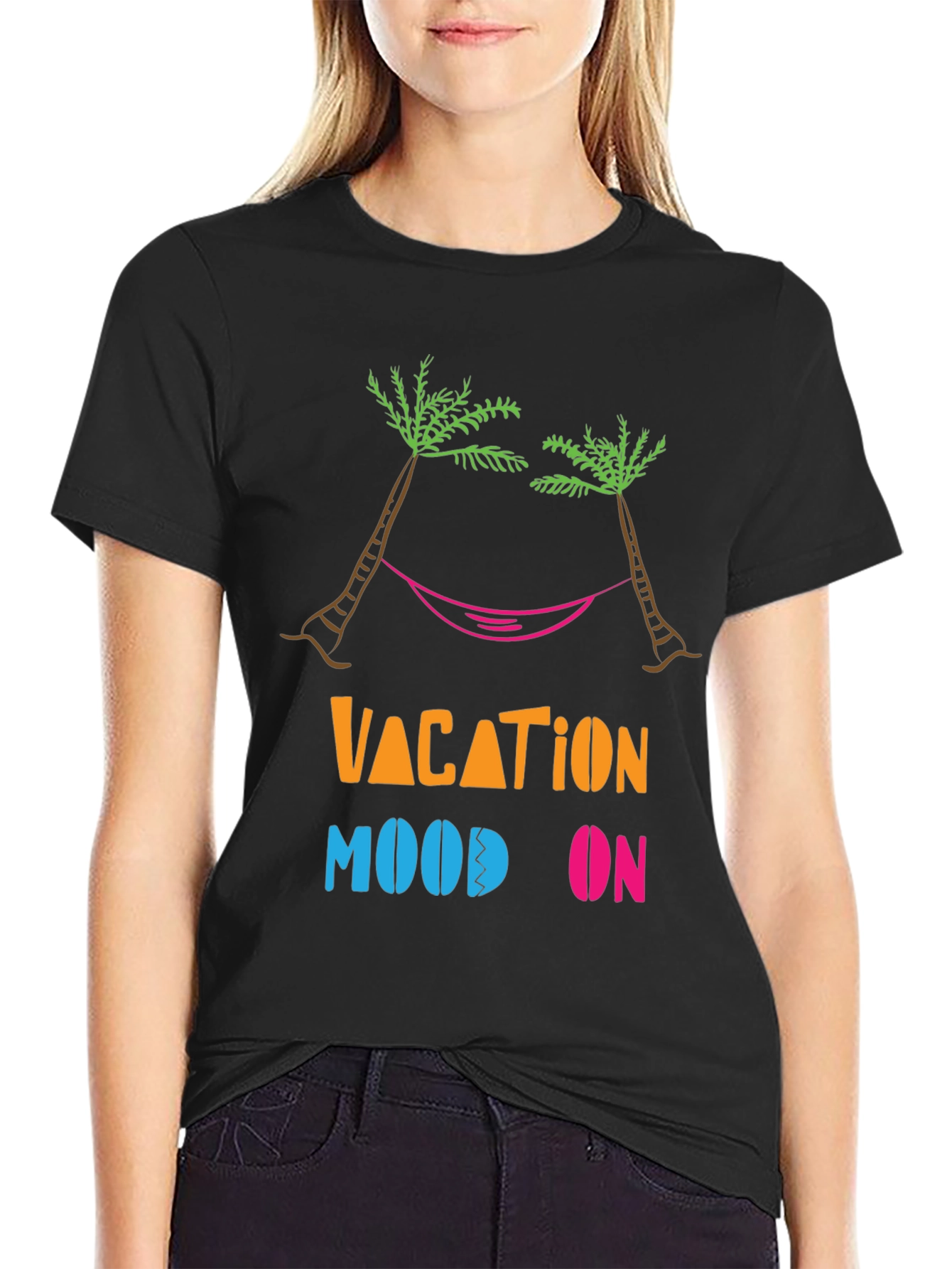 Vacation Mood On Graphic Tee