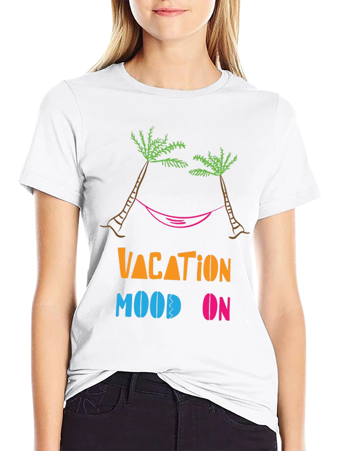 Vacation Mood On Graphic Tee