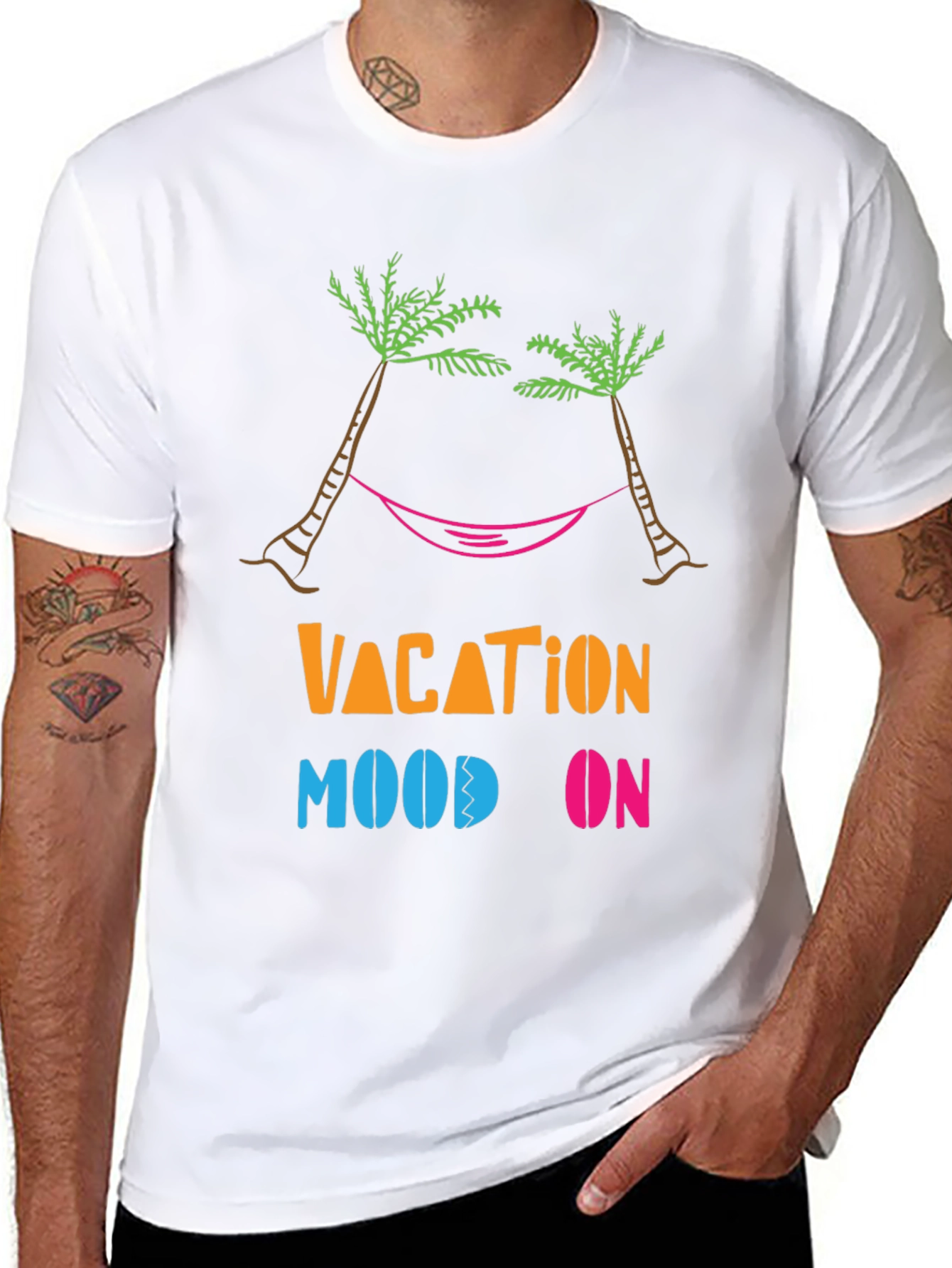Vacation Mood On Graphic Tee