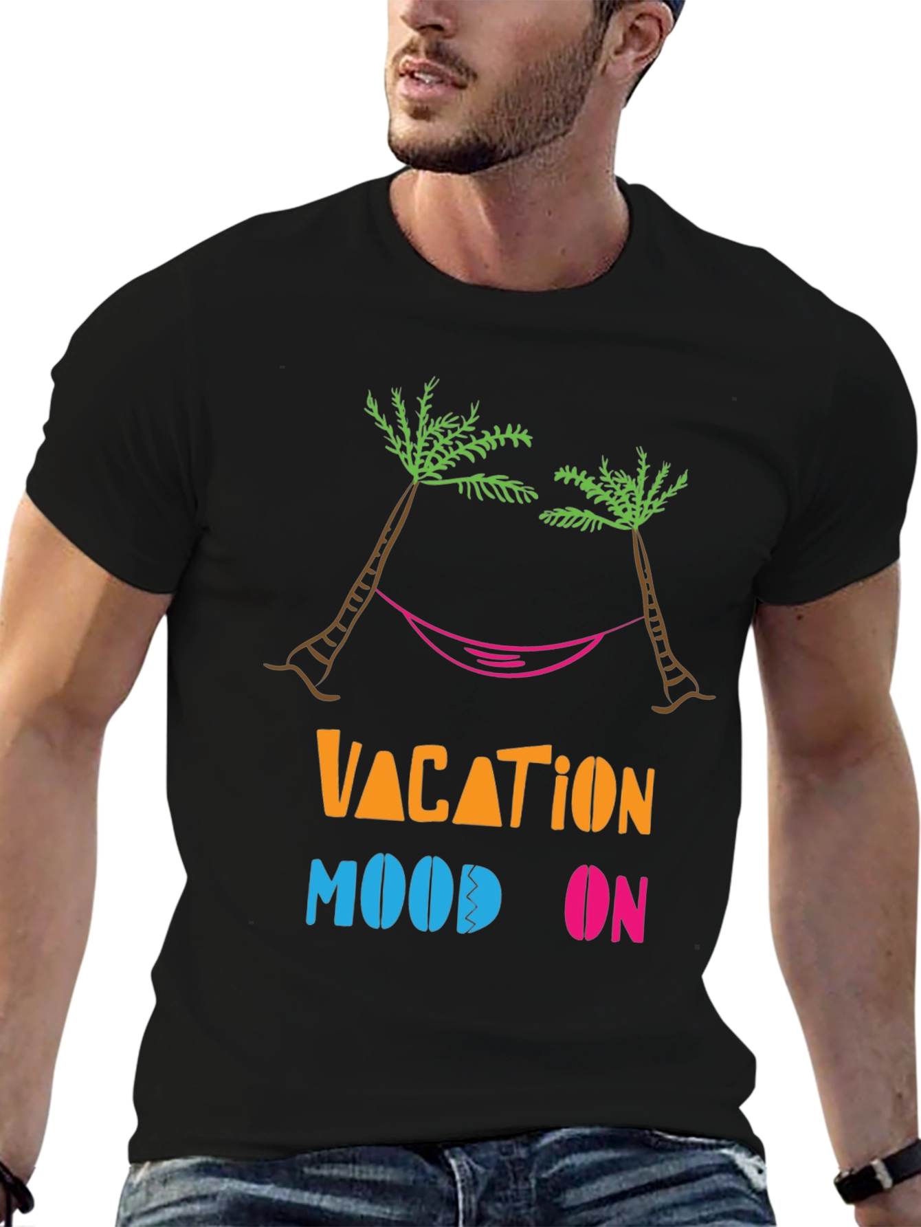 Vacation Mood On Graphic Tee