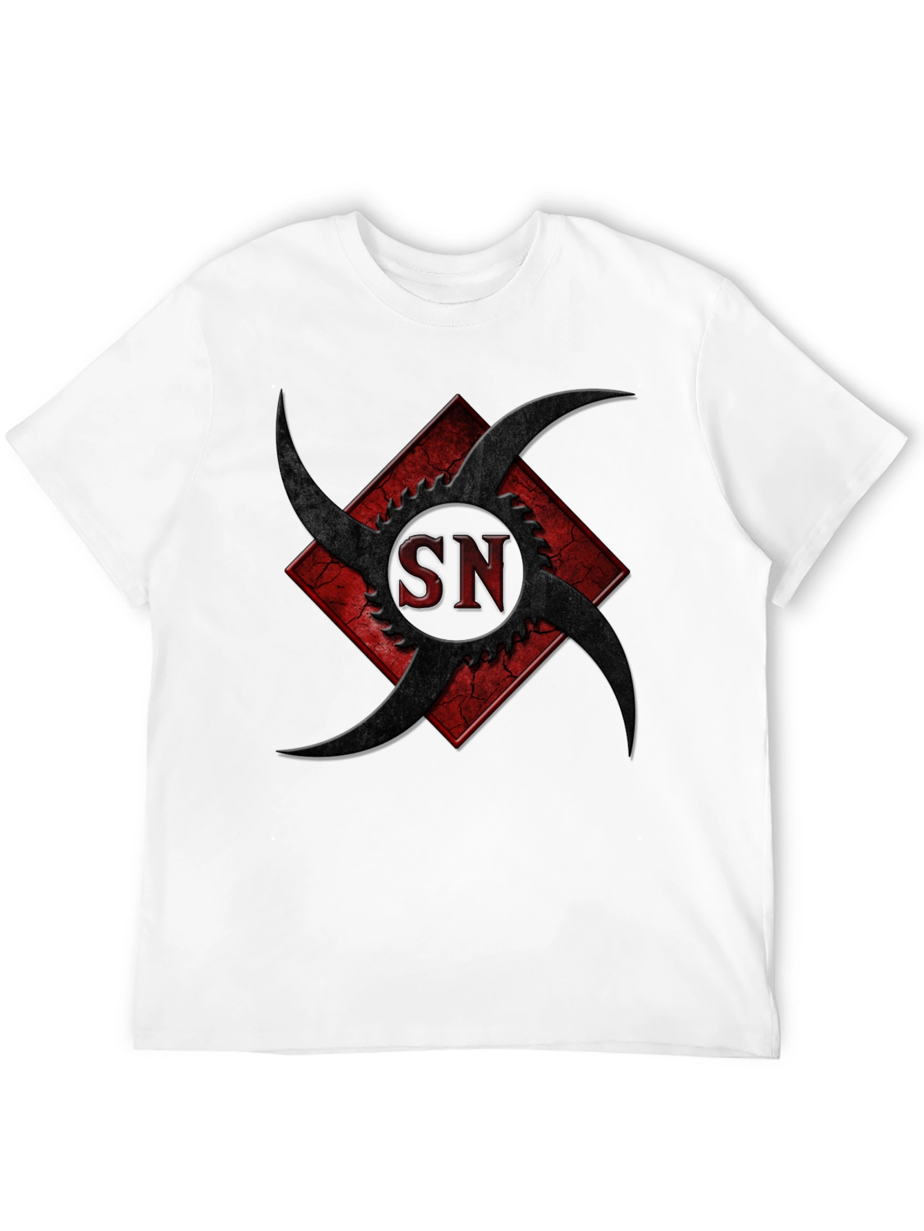 Edgy Graphic Tee - SN Design Black T-Shirt