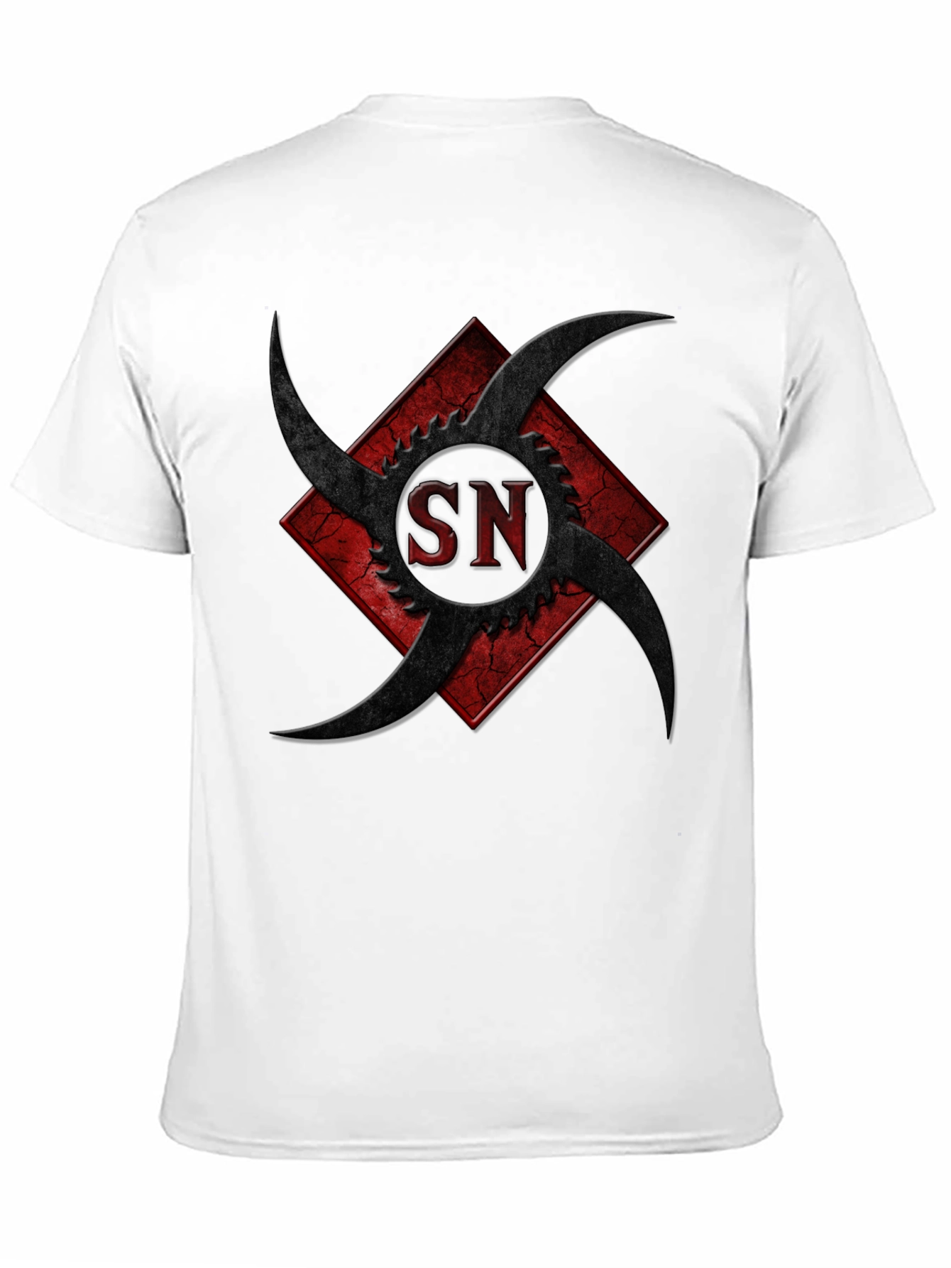 Edgy Graphic Tee - SN Design Black T-Shirt