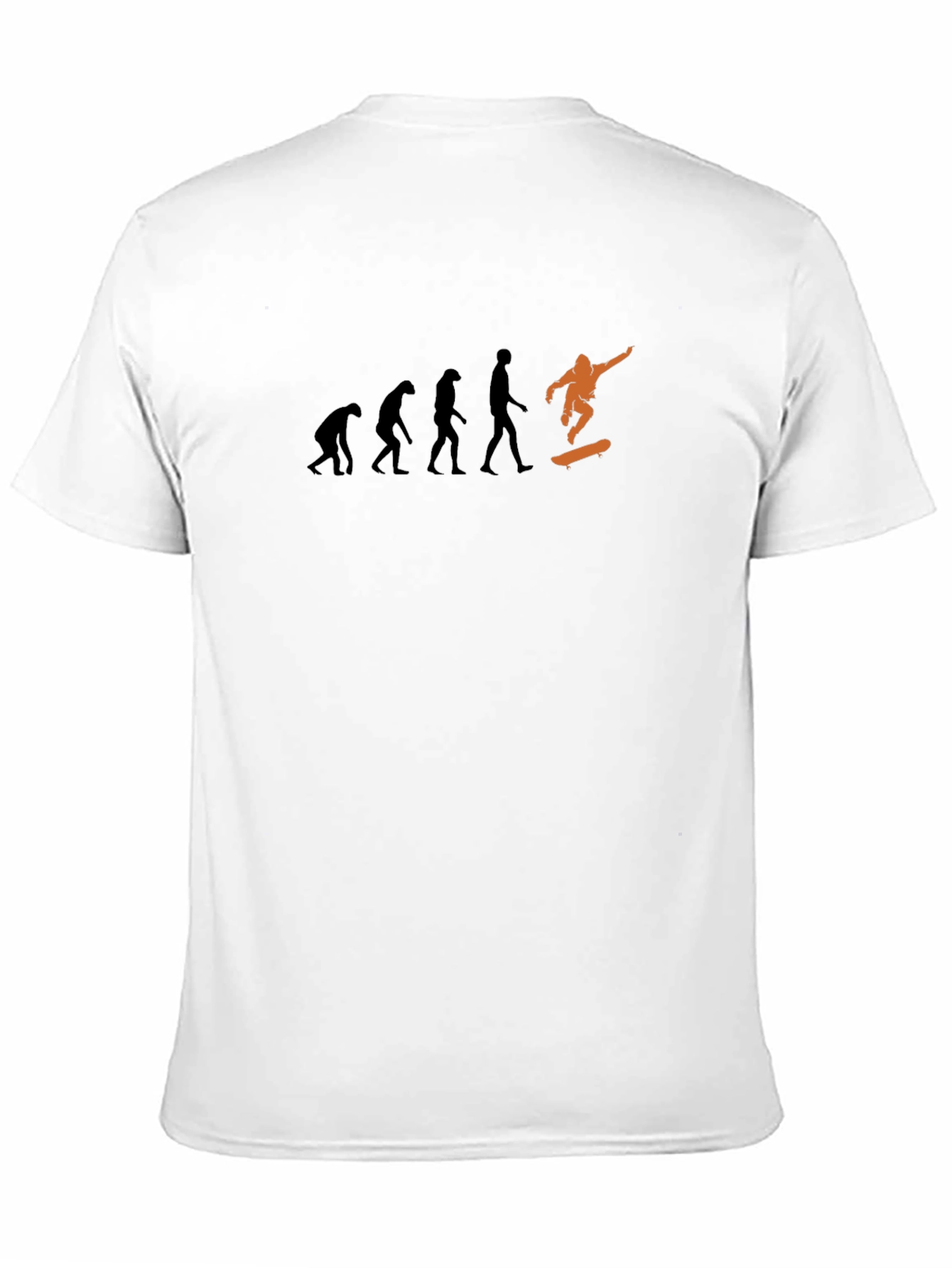 Skateboard Evolution T-Shirt - Black Graphic Tee