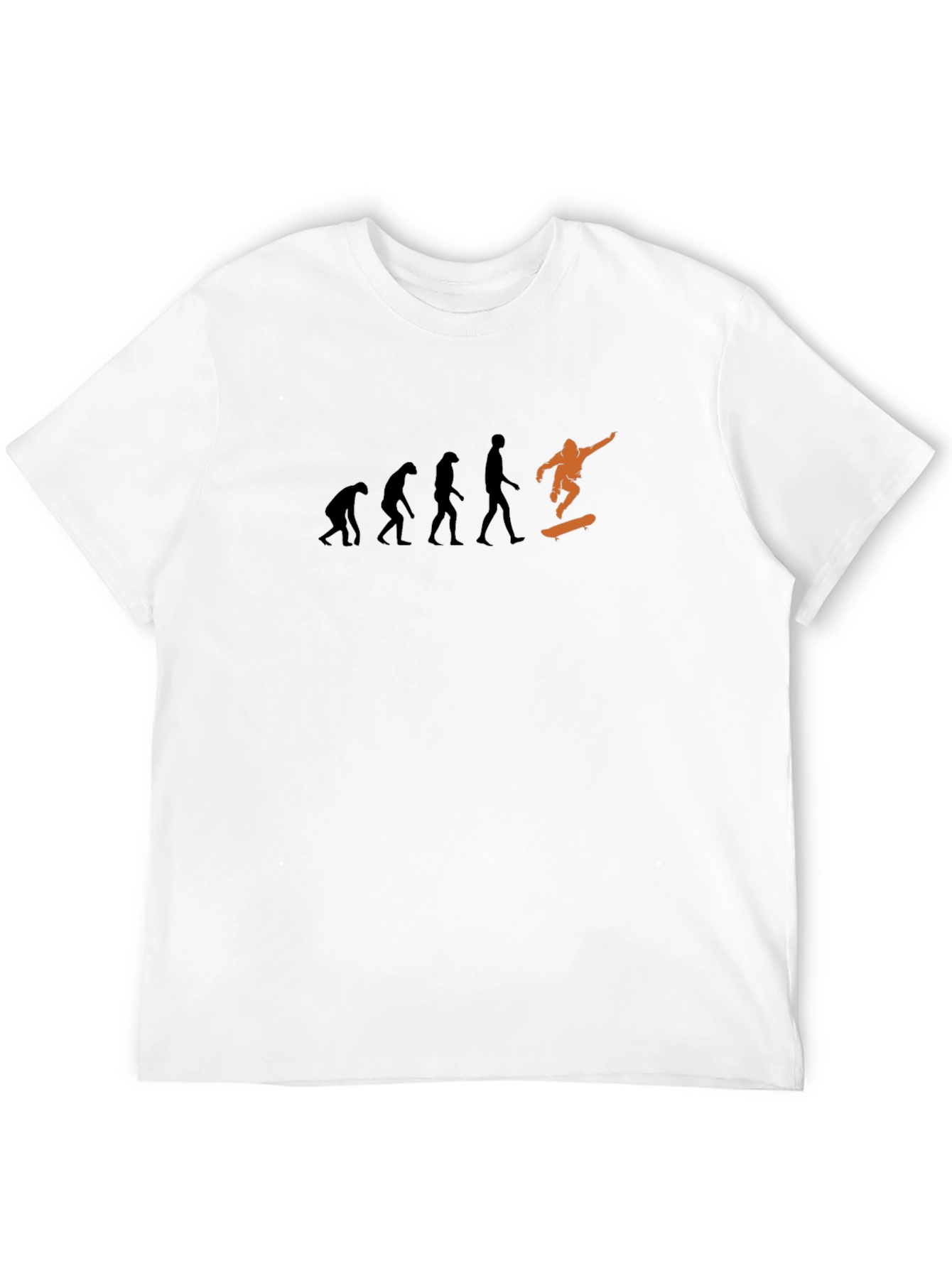 Skateboard Evolution T-Shirt - Black Graphic Tee