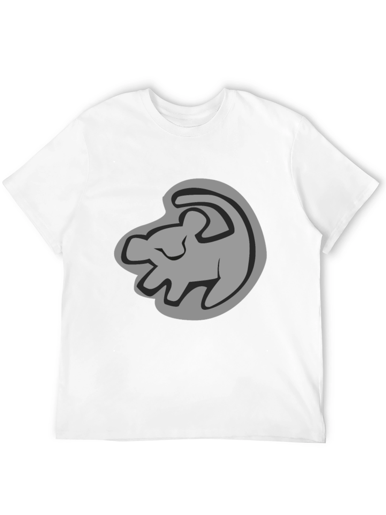 Lion King Simba Silhouette Black T-Shirt