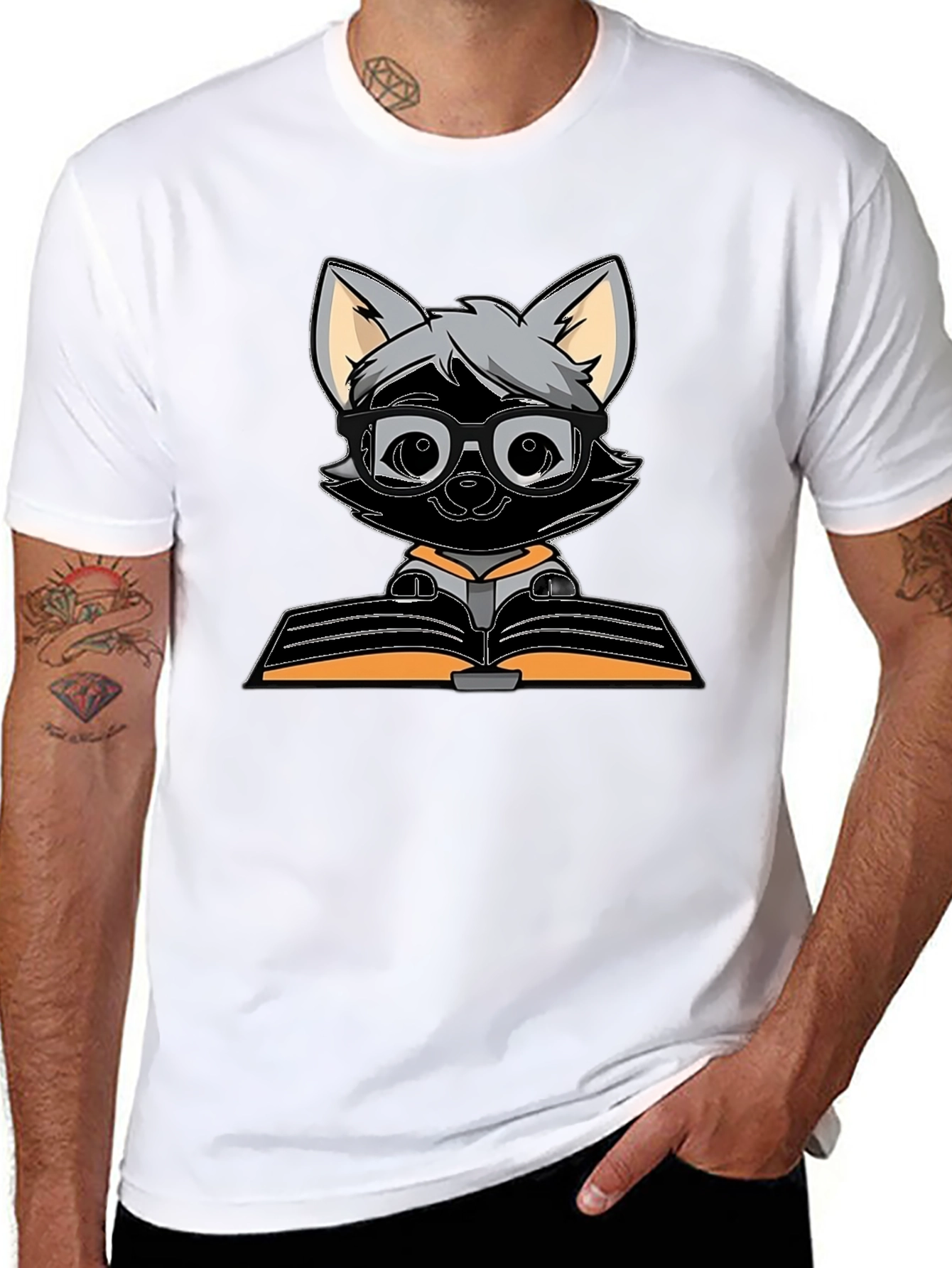 Bookish Fox T-Shirt - Reading is Cool!