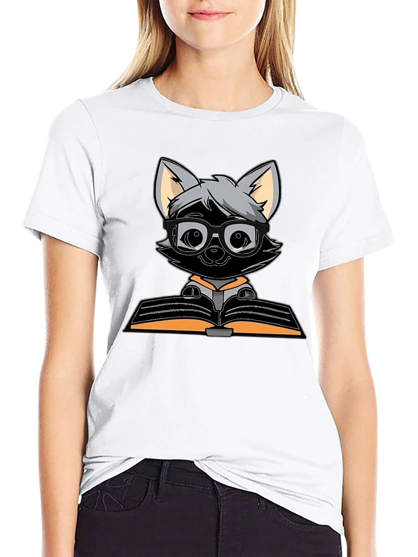 Bookish Fox T-Shirt - Reading is Cool!