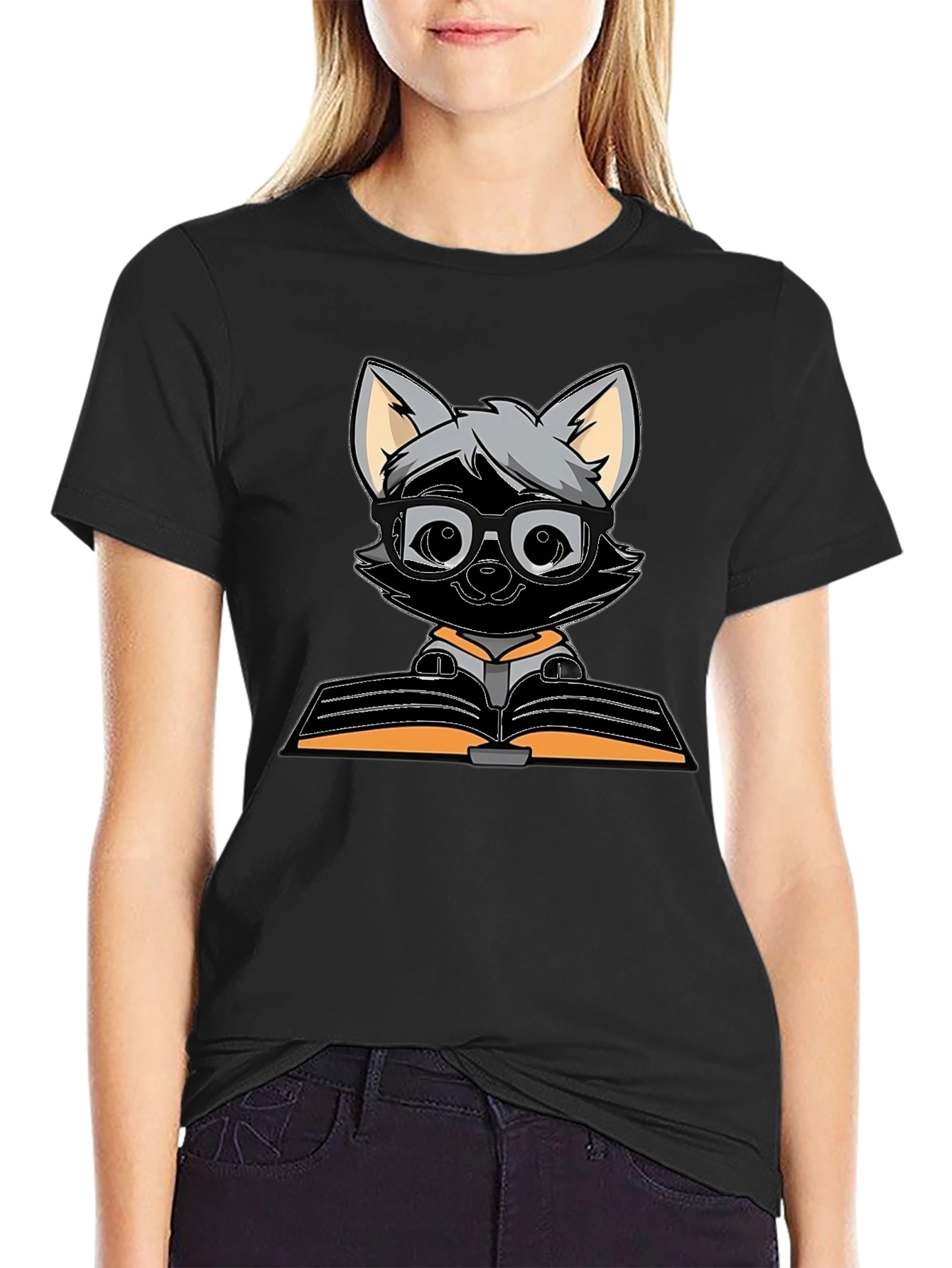 Bookish Fox T-Shirt - Reading is Cool!