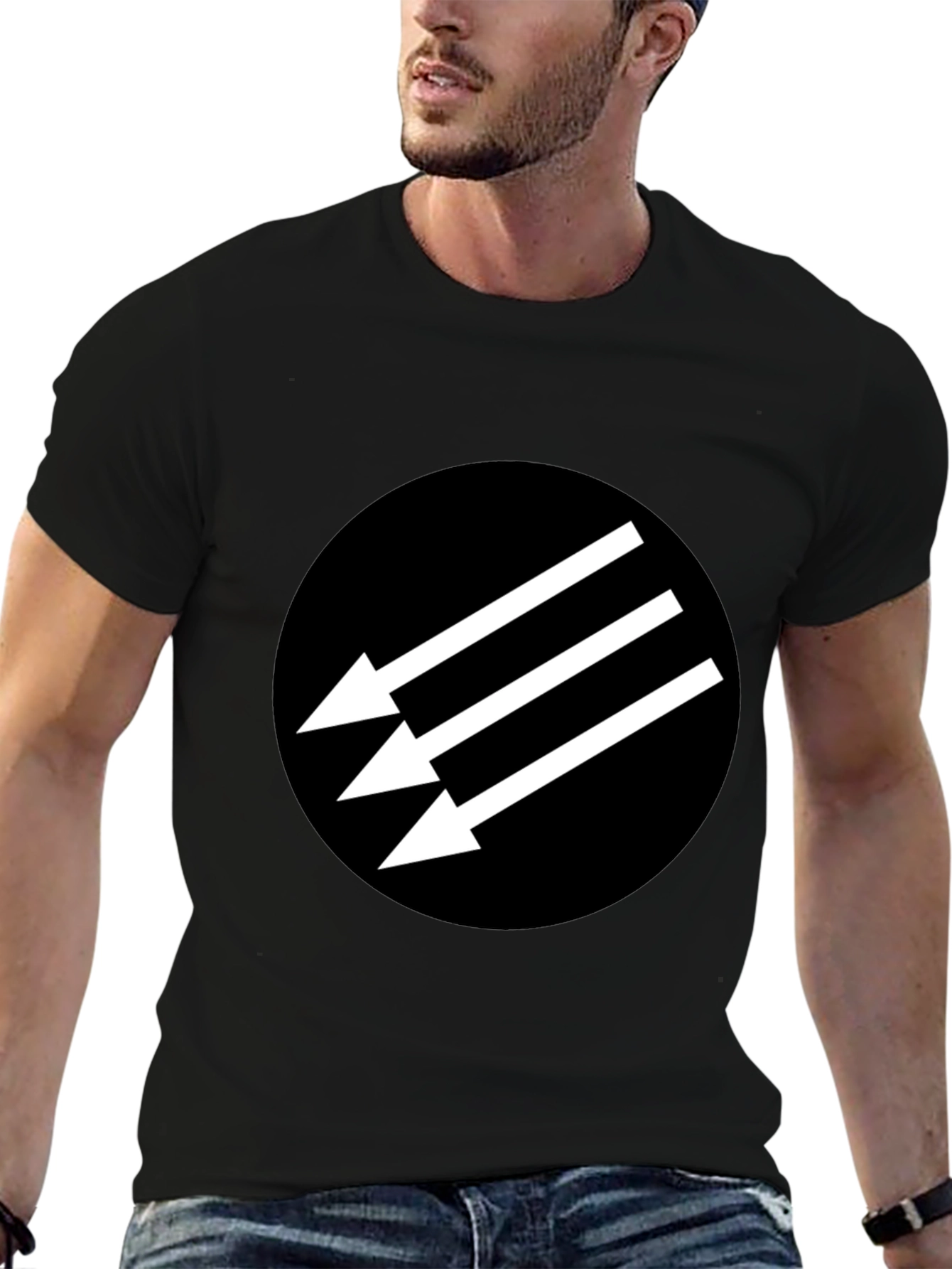 Antifascist Arrows T-Shirt - Black