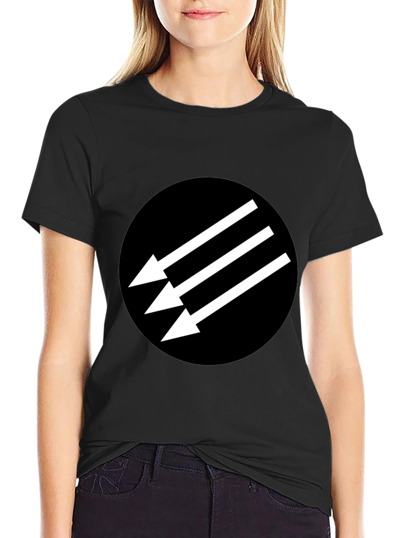 Antifascist Arrows T-Shirt - Black