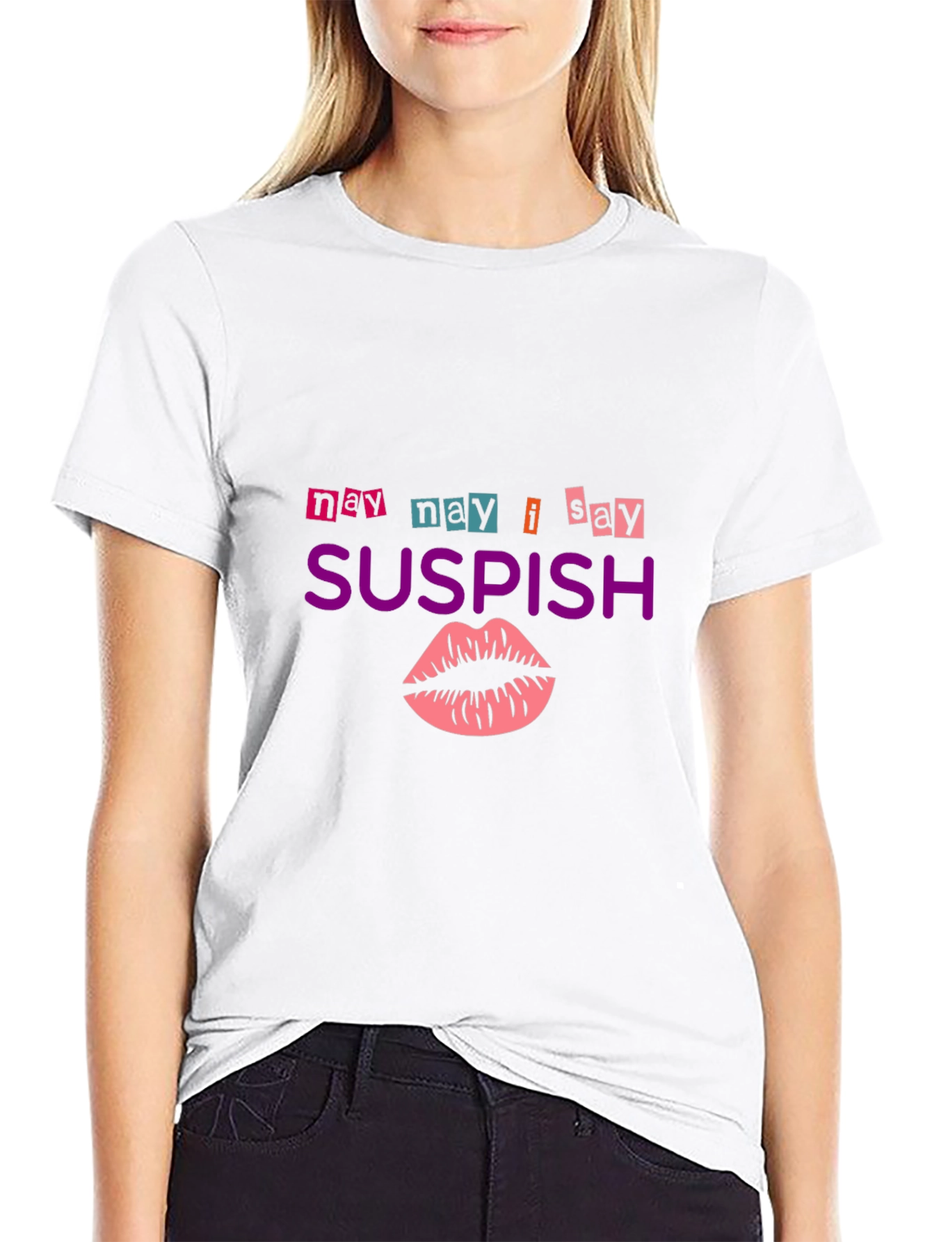 Suspish T-Shirt - Funny Lip Design