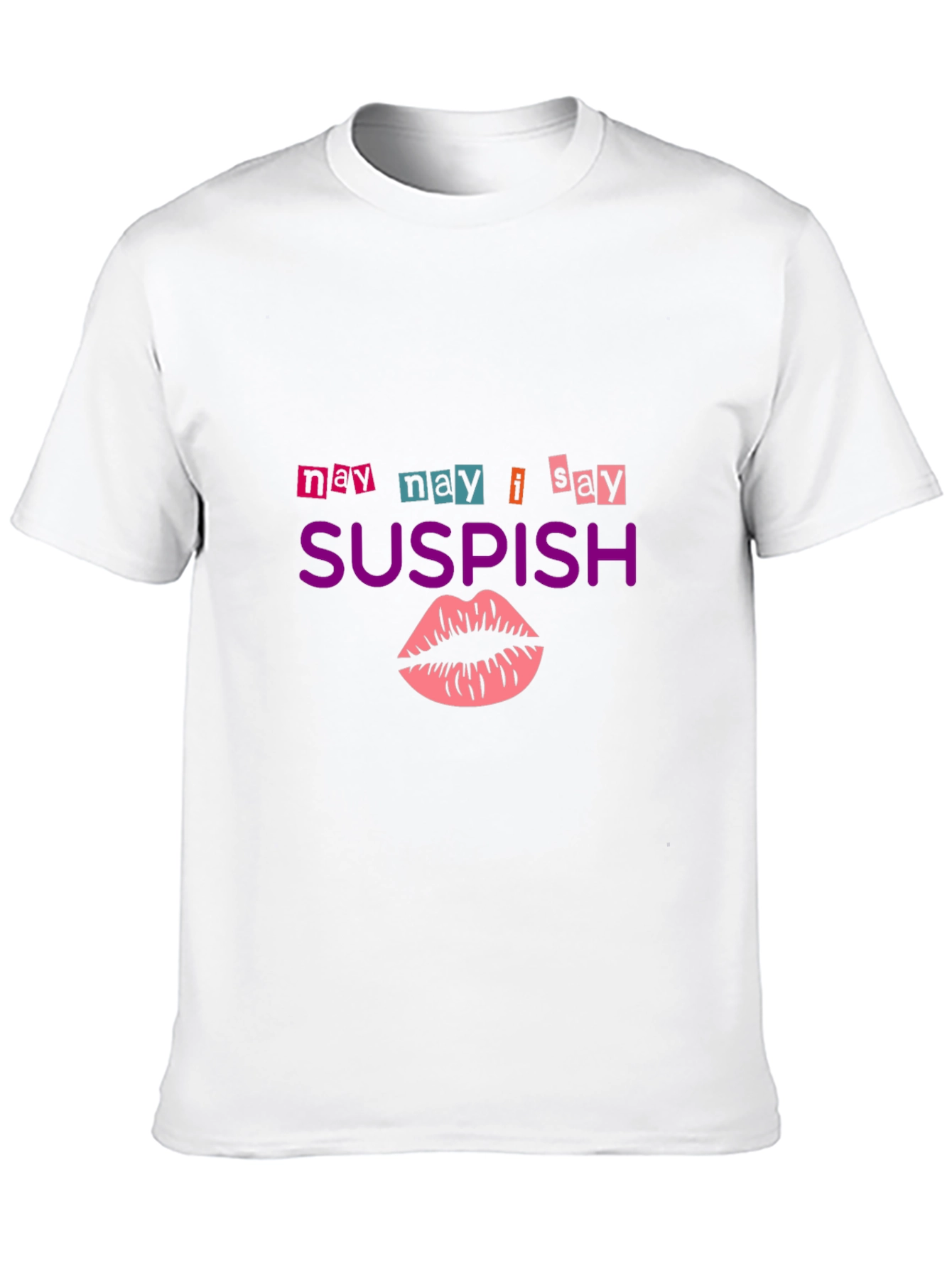 Suspish T-Shirt - Funny Lip Design