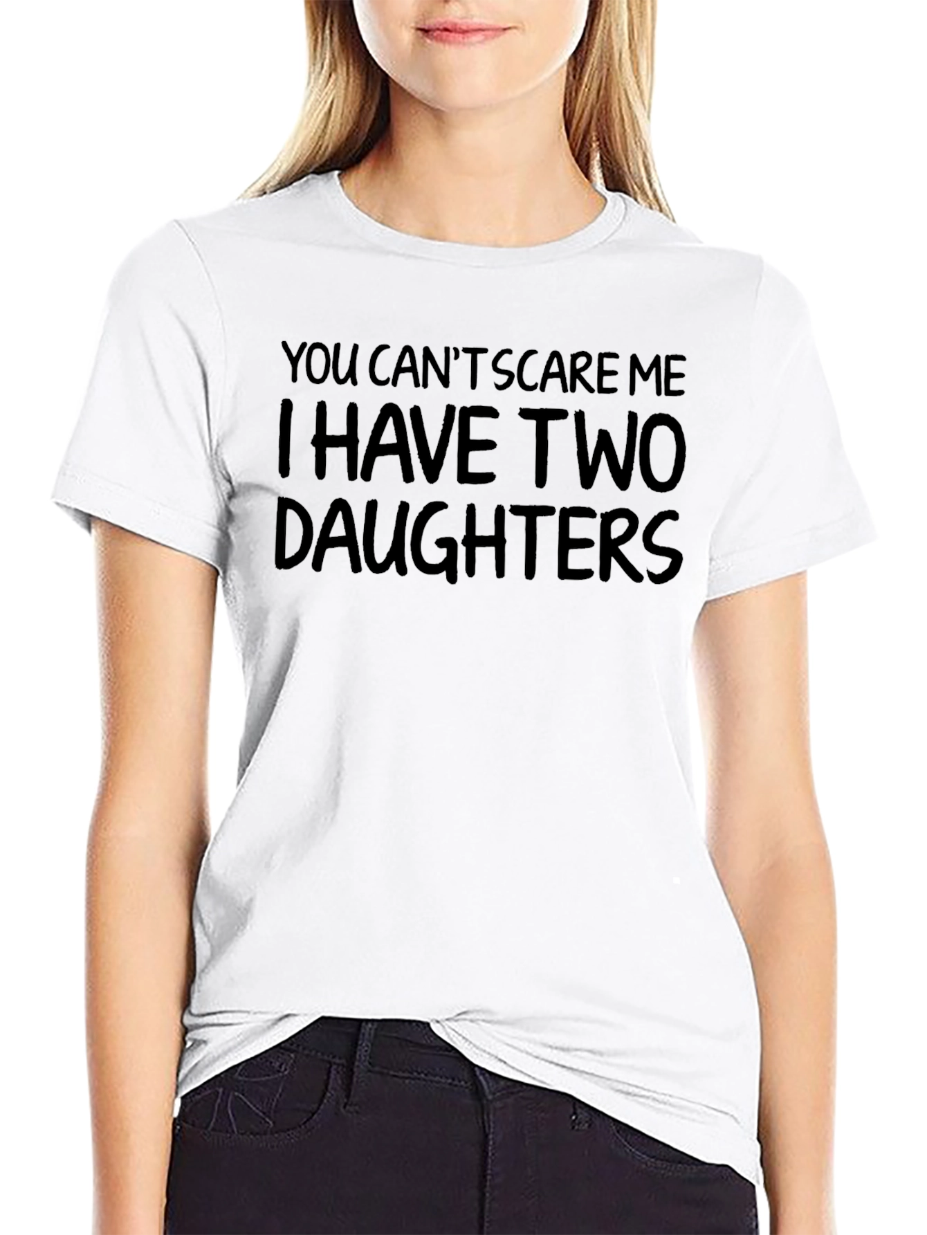 Funny Dad T-Shirt - I Have Two Daughters