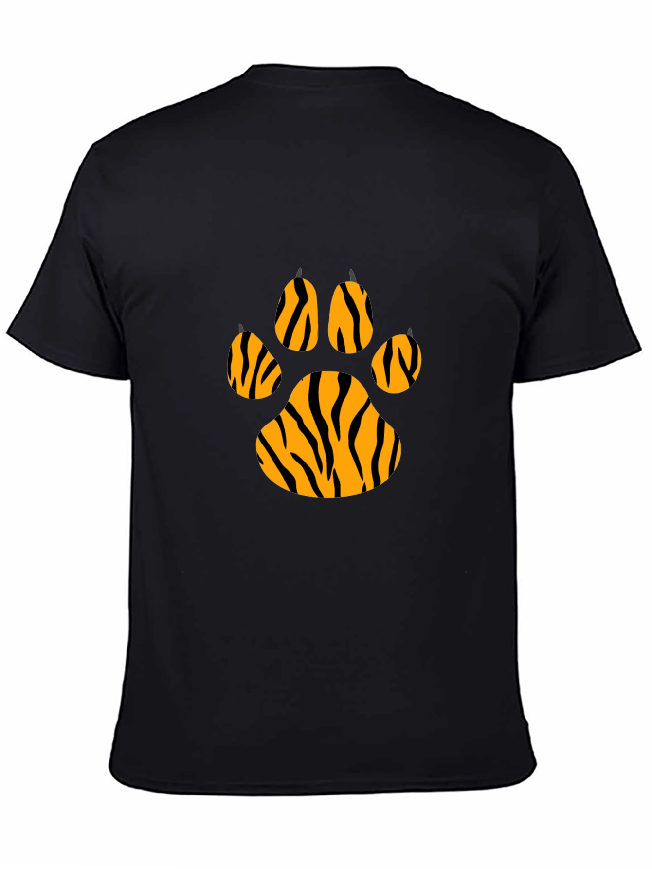 Tiger Paw Print T-Shirt - Cool Animal Graphic Tee