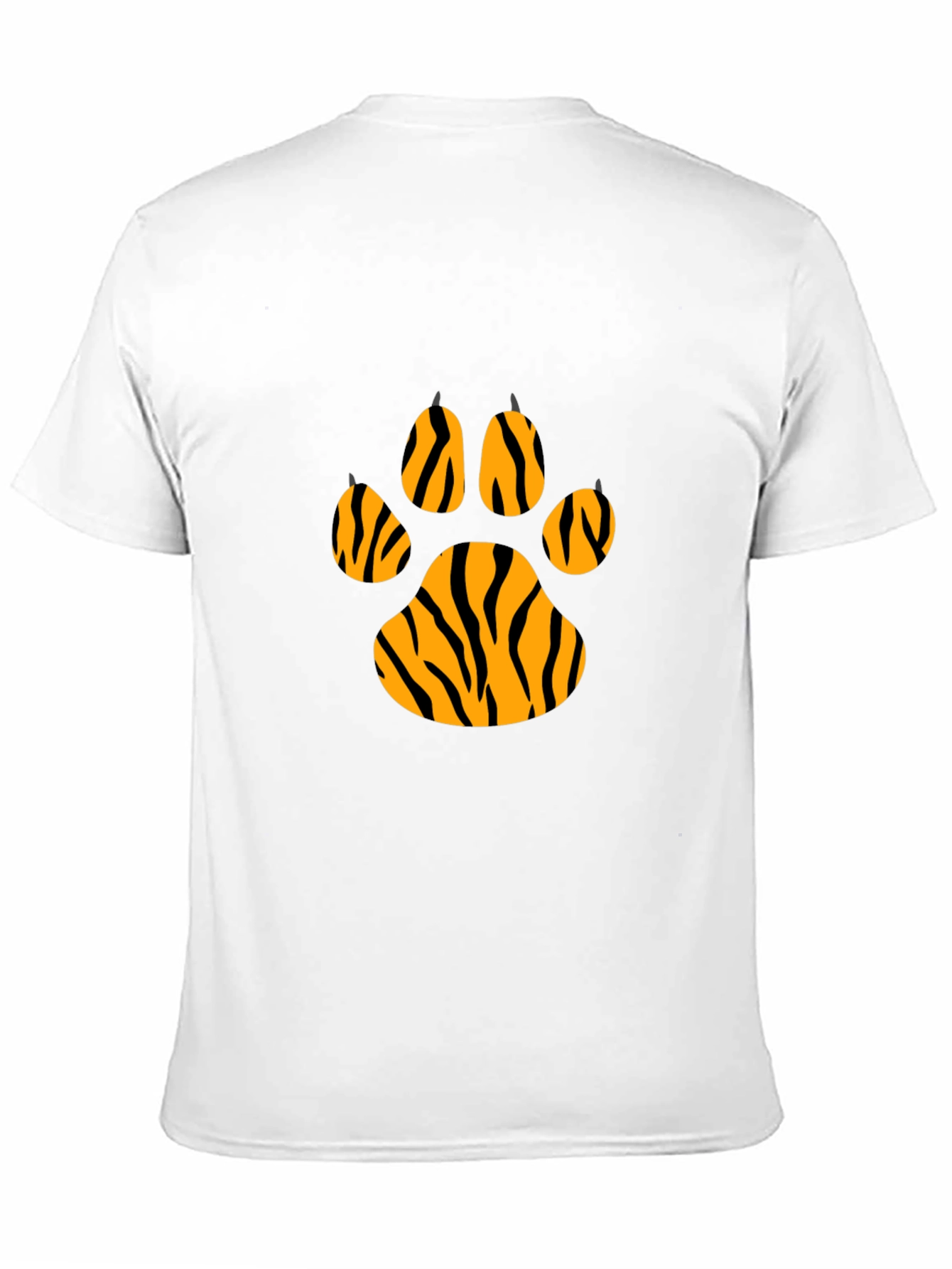 Tiger Paw Print T-Shirt - Cool Animal Graphic Tee