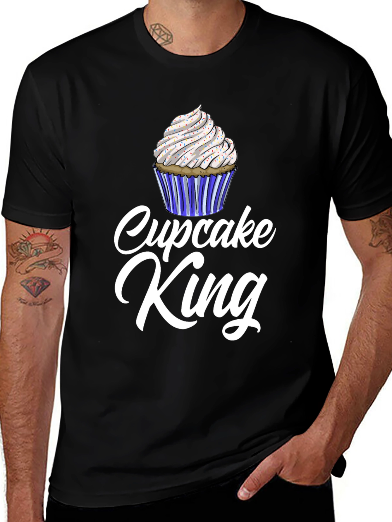 Cupcake King Graphic T-Shirt