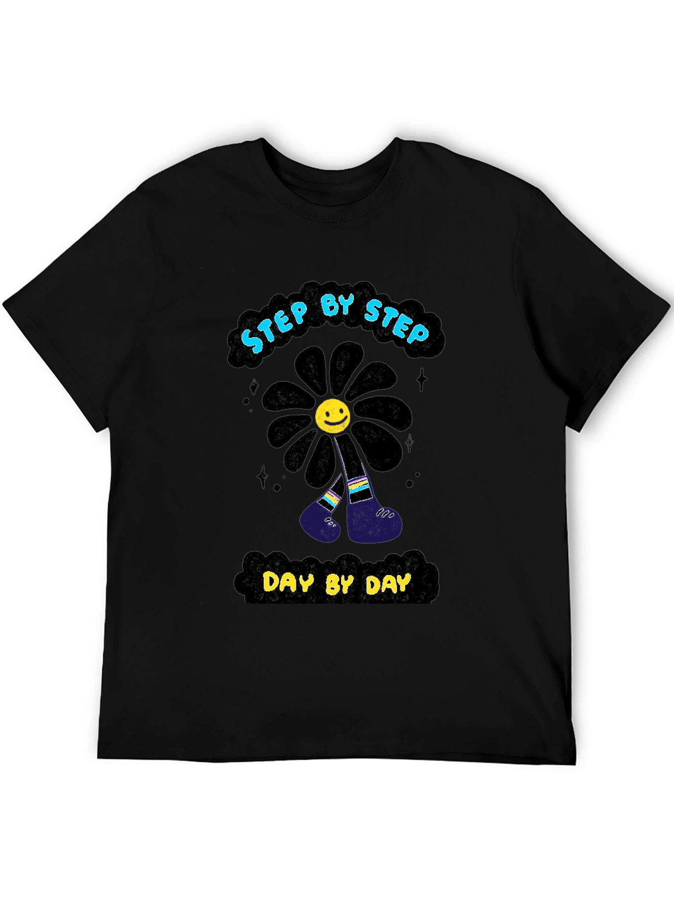 Step by Step Graphic T-Shirt