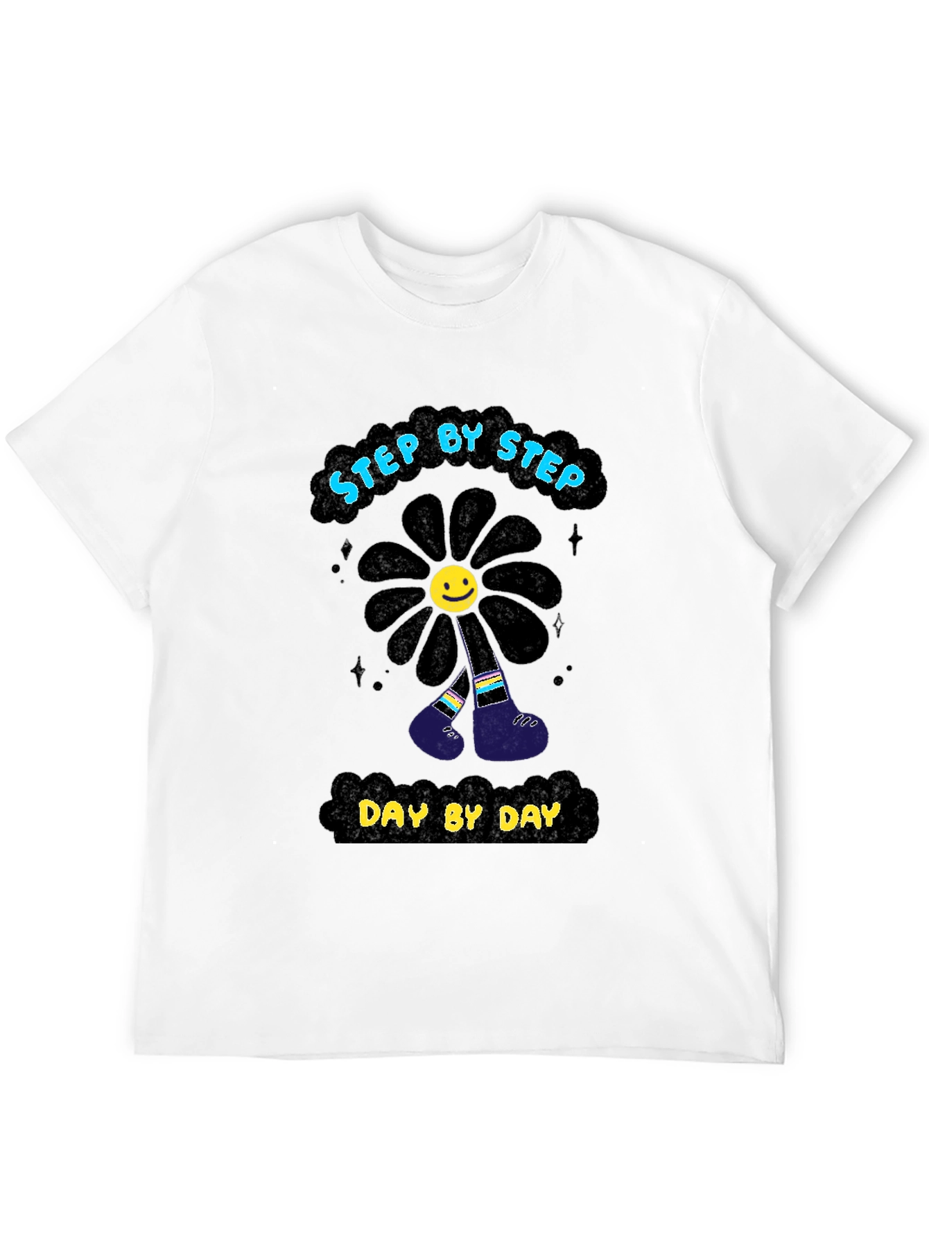 Step by Step Graphic T-Shirt