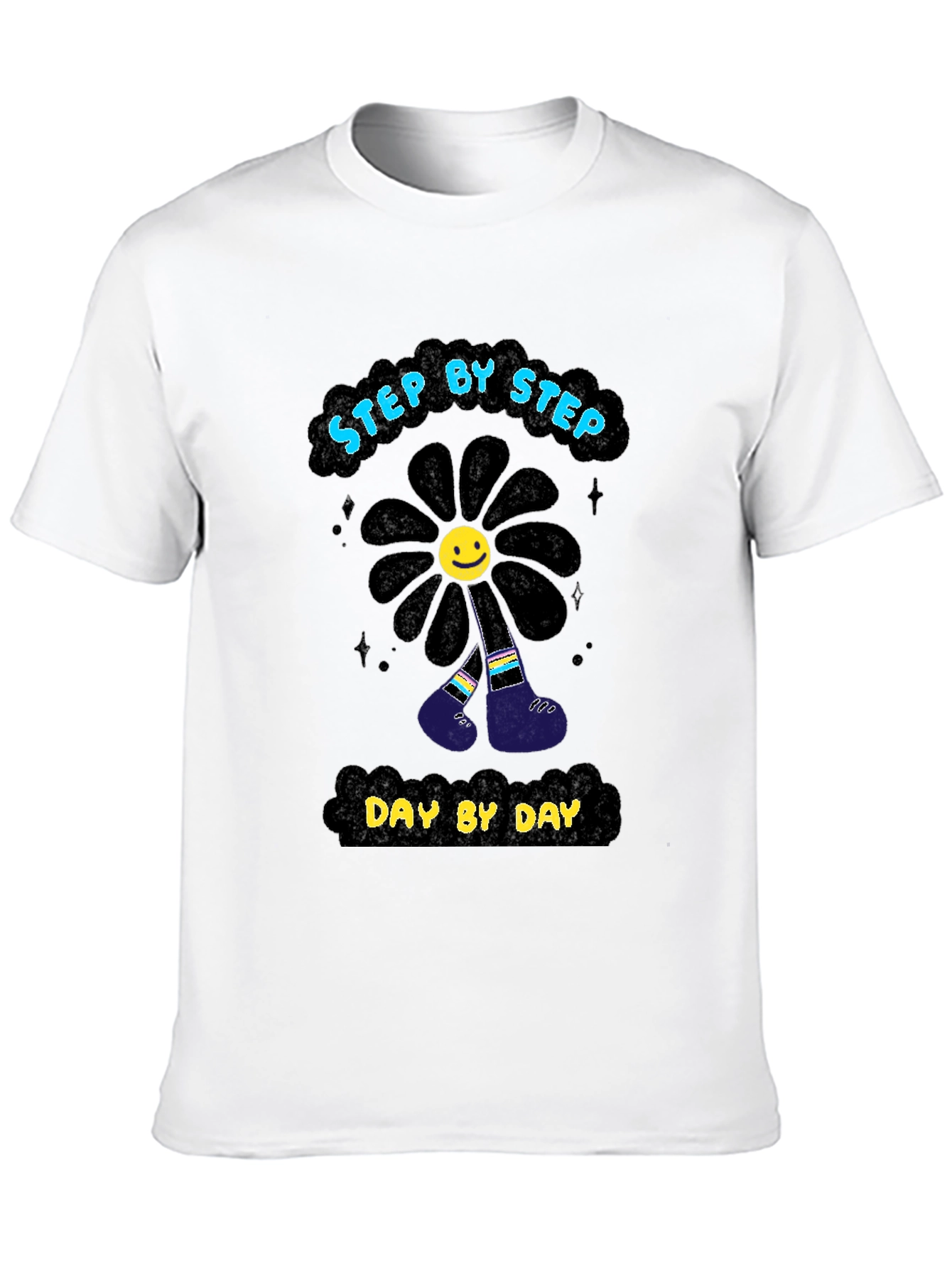 Step by Step Graphic T-Shirt