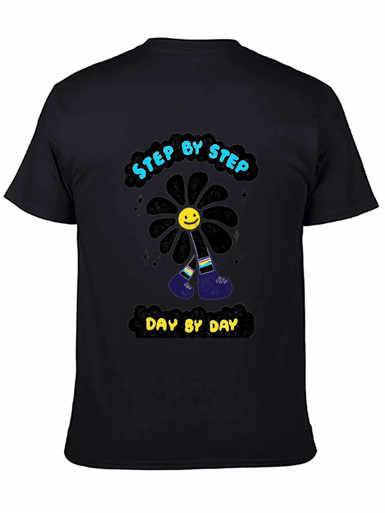 Step by Step Graphic T-Shirt