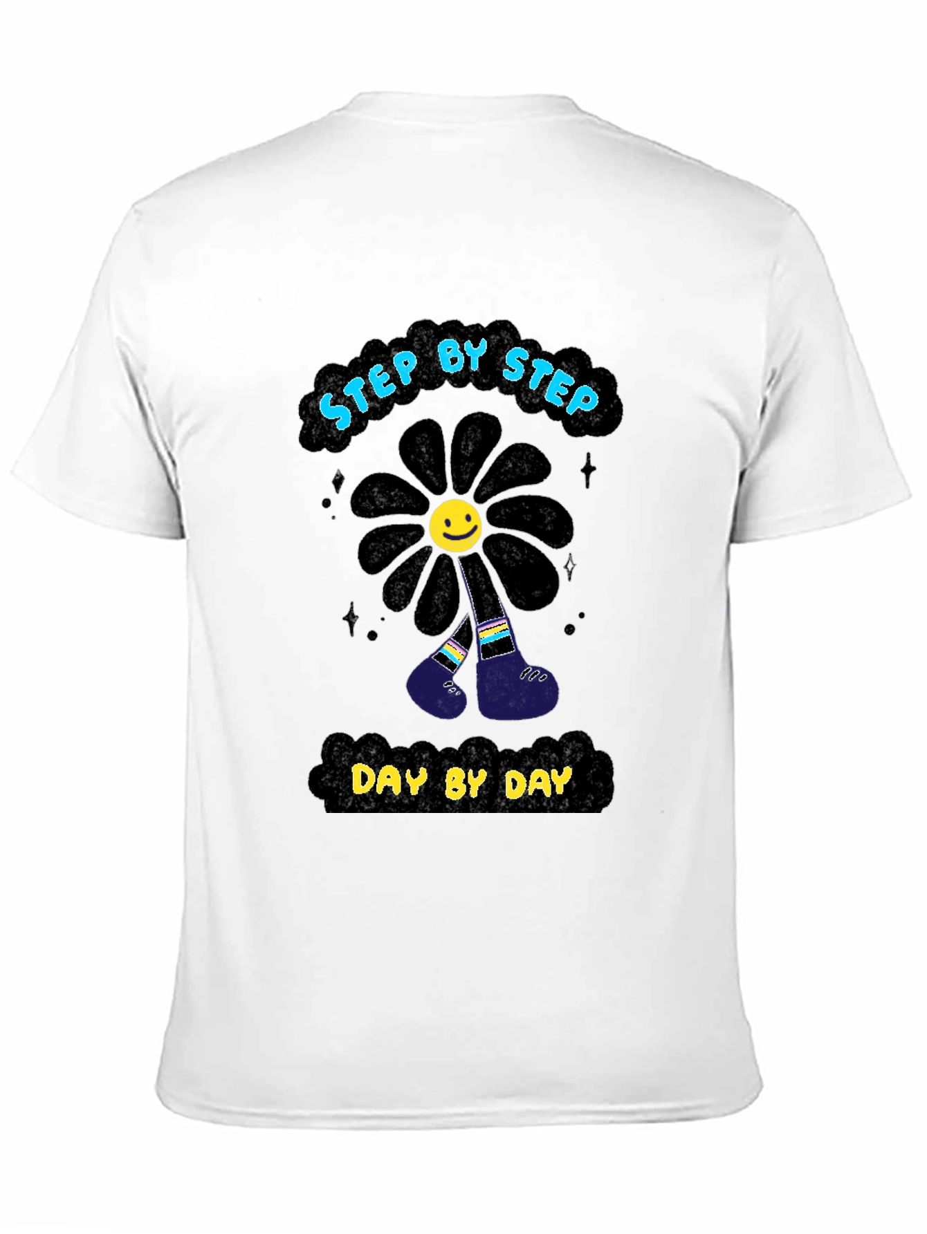 Step by Step Graphic T-Shirt