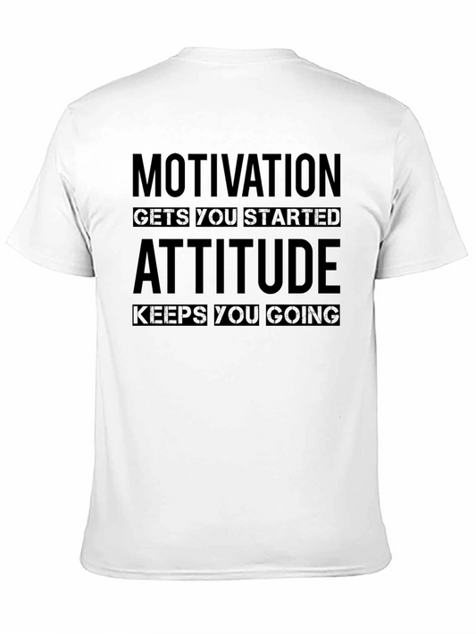 Motivational Attitude Black T-Shirt