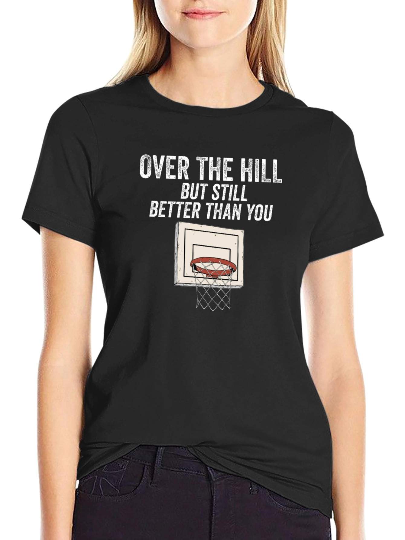 Over The Hill Basketball T-Shirt