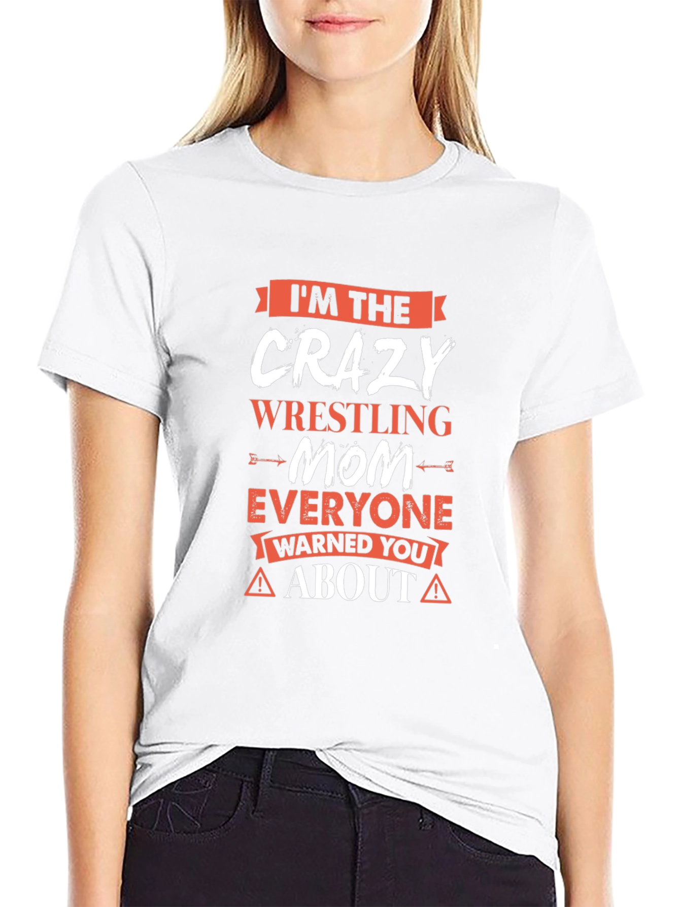 Crazy Wrestling Mom T-Shirt - Funny Mothers Day Gift