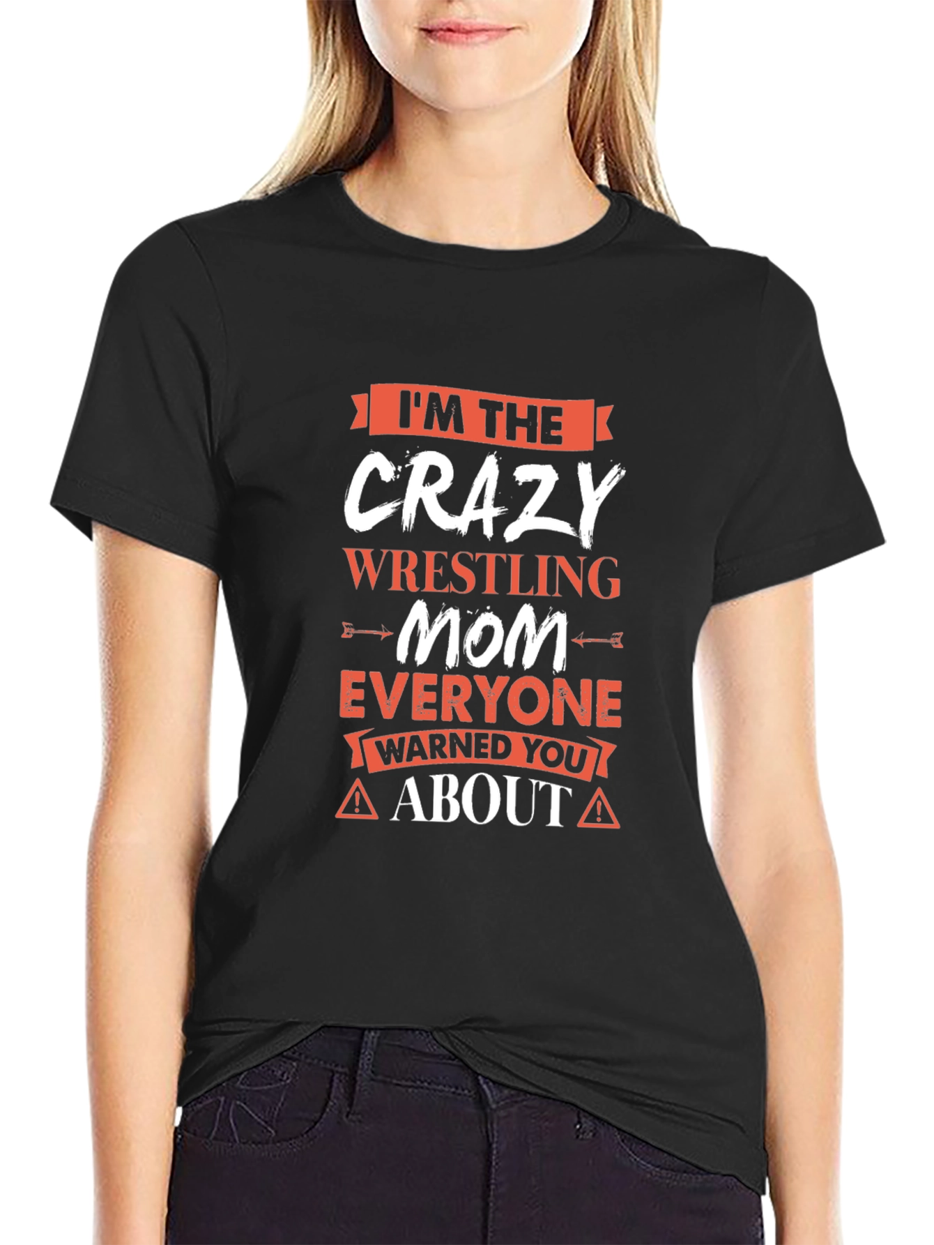 Crazy Wrestling Mom T-Shirt - Funny Mothers Day Gift
