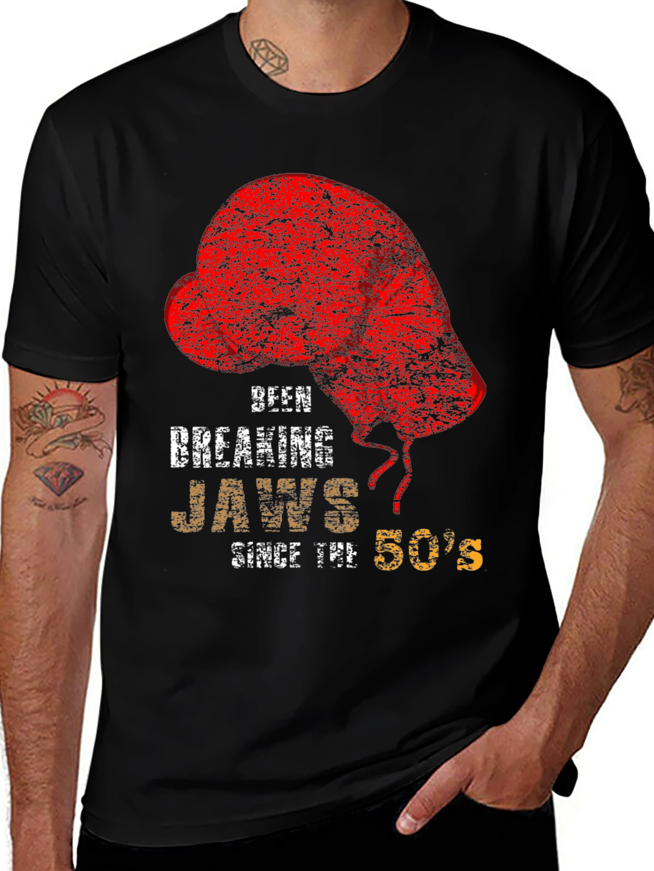 Breaking Jaws Since The 50s Graphic T-Shirt