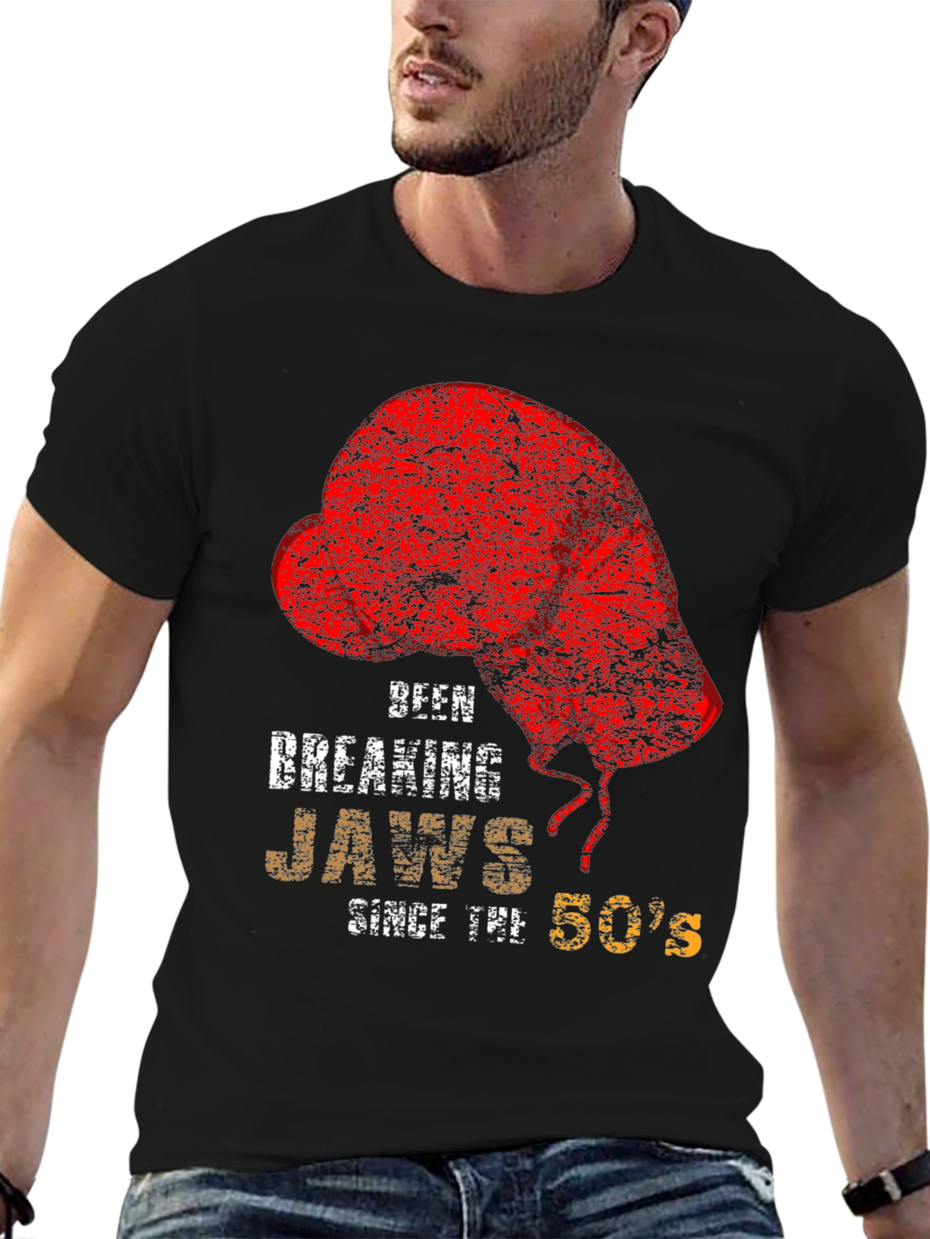 Breaking Jaws Since The 50s Graphic T-Shirt