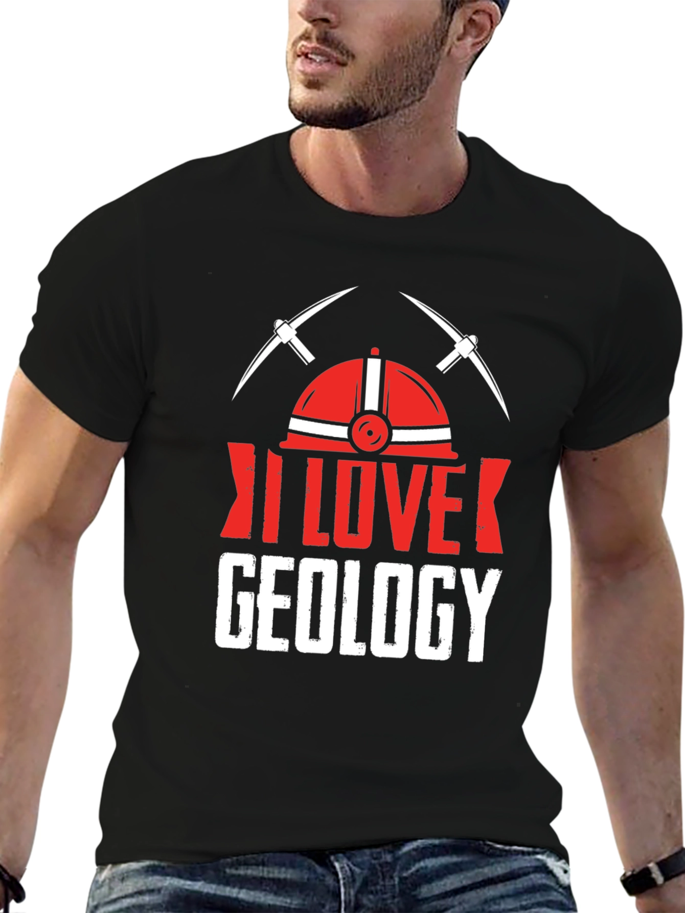 I Love Geology T-Shirt - Geologist Miner Graphic Tee