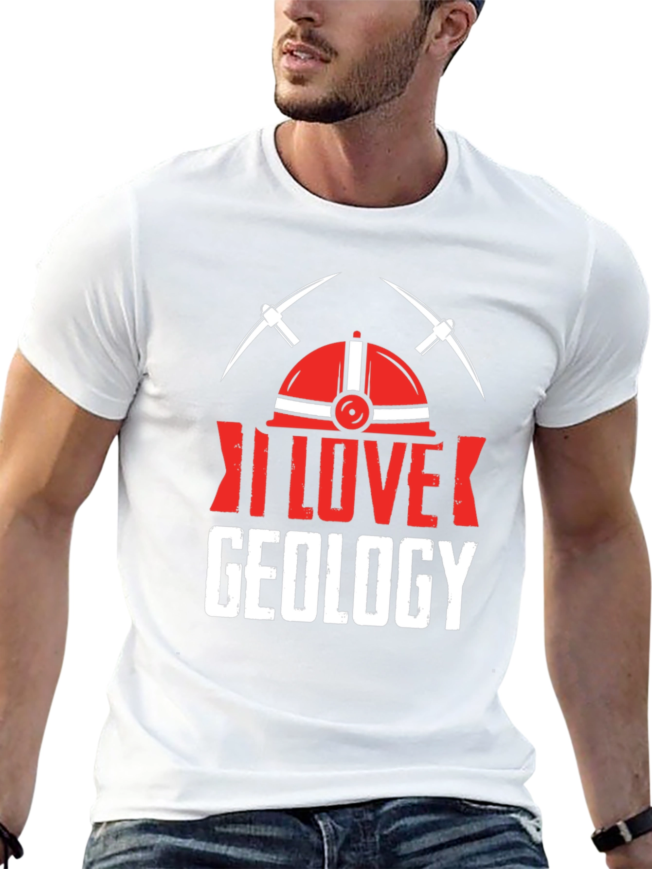 I Love Geology T-Shirt - Geologist Miner Graphic Tee