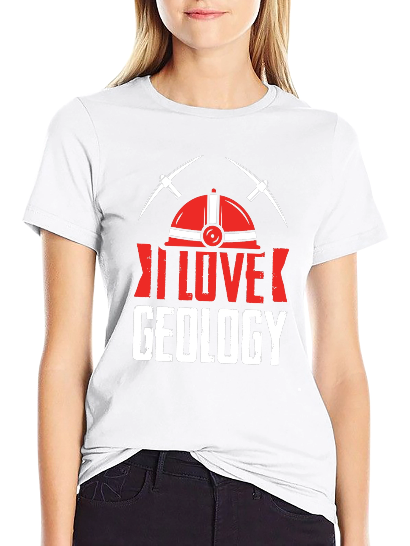 I Love Geology T-Shirt - Geologist Miner Graphic Tee