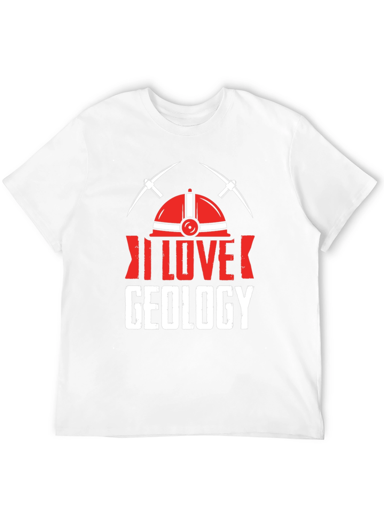 I Love Geology T-Shirt - Geologist Miner Graphic Tee