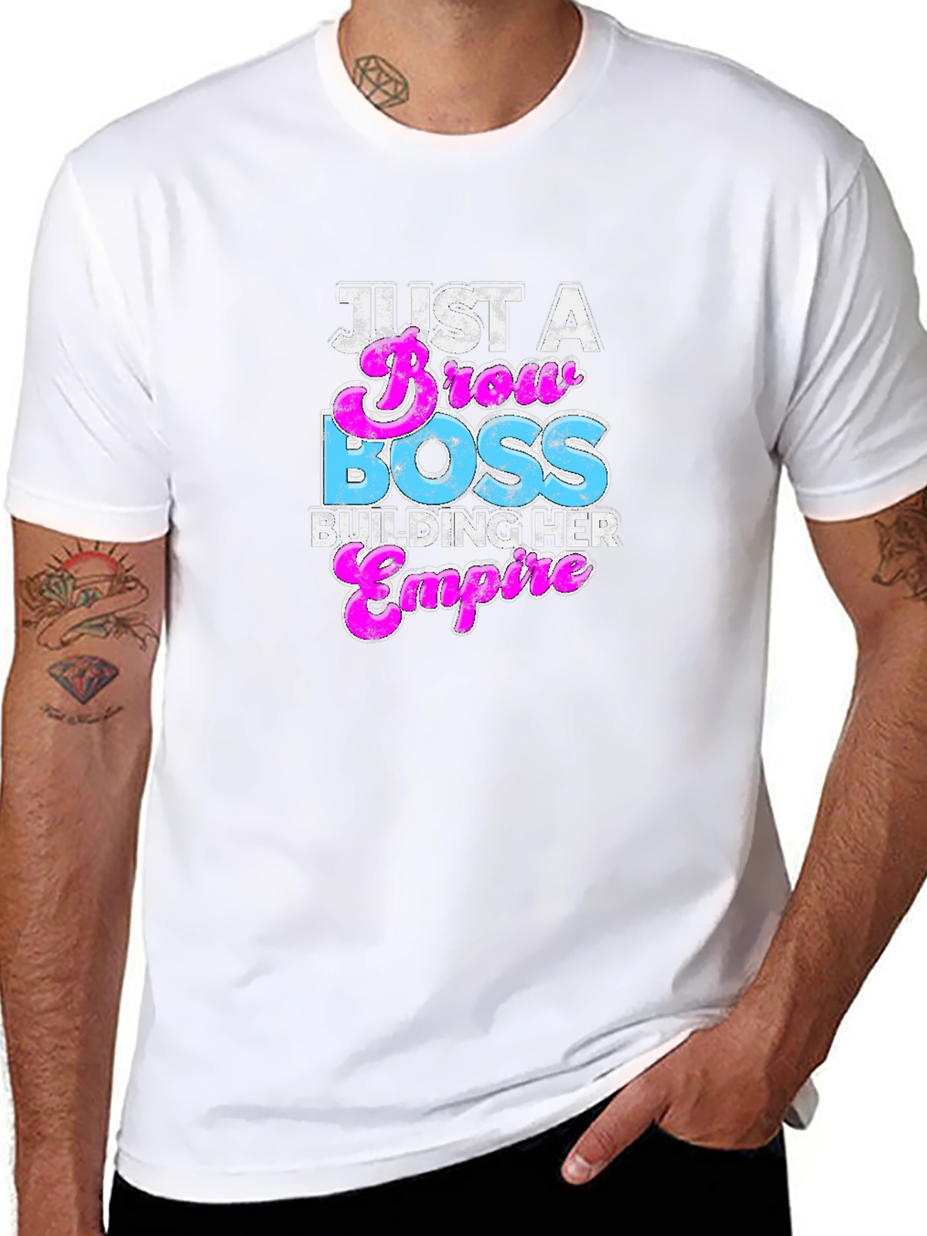 Just A Brow Boss Building Her Empire T-Shirt
