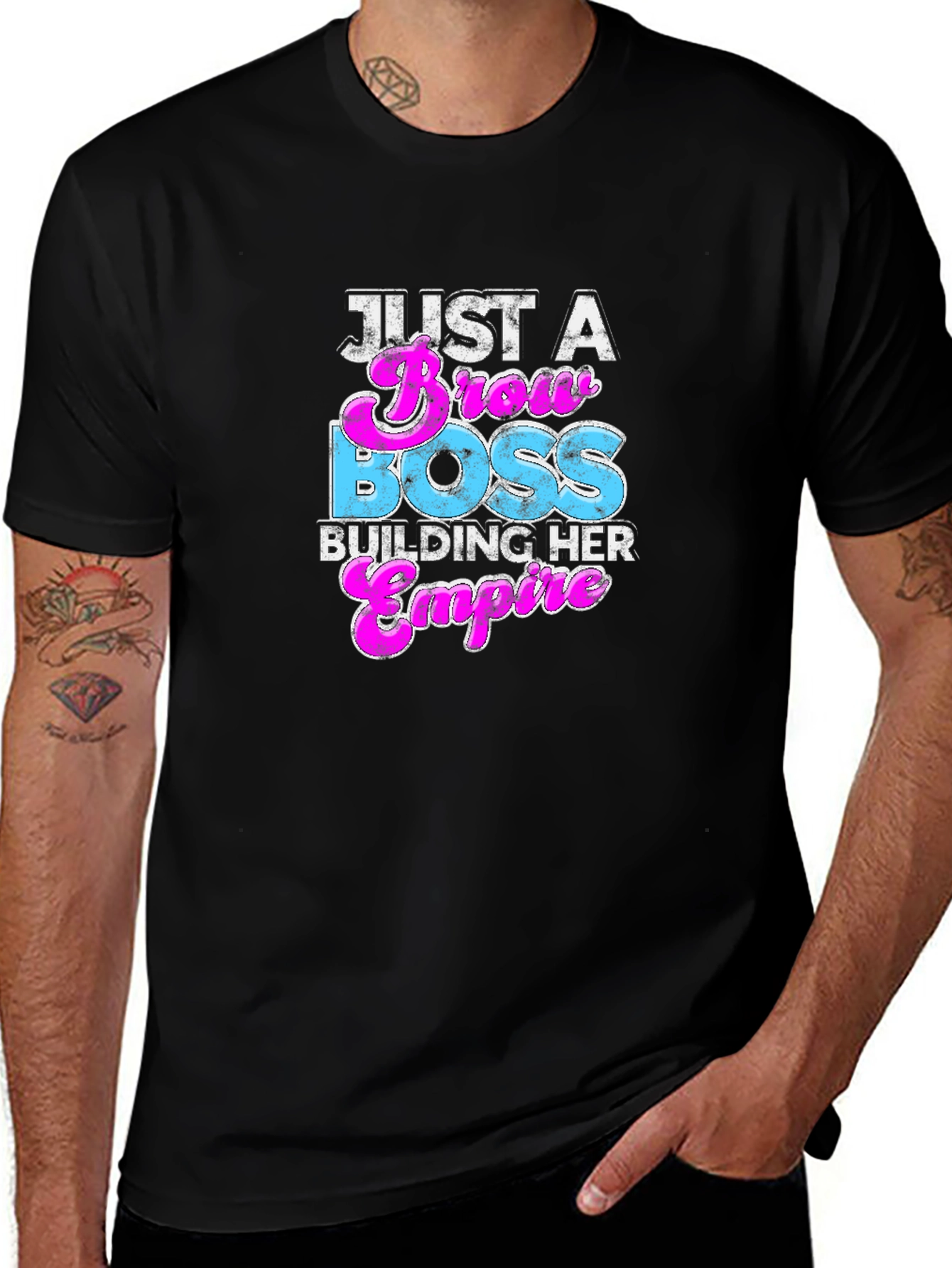 Just A Brow Boss Building Her Empire T-Shirt