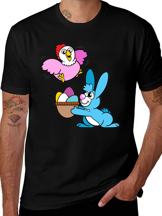 Easter Bunny & Chicken Graphic Tee
