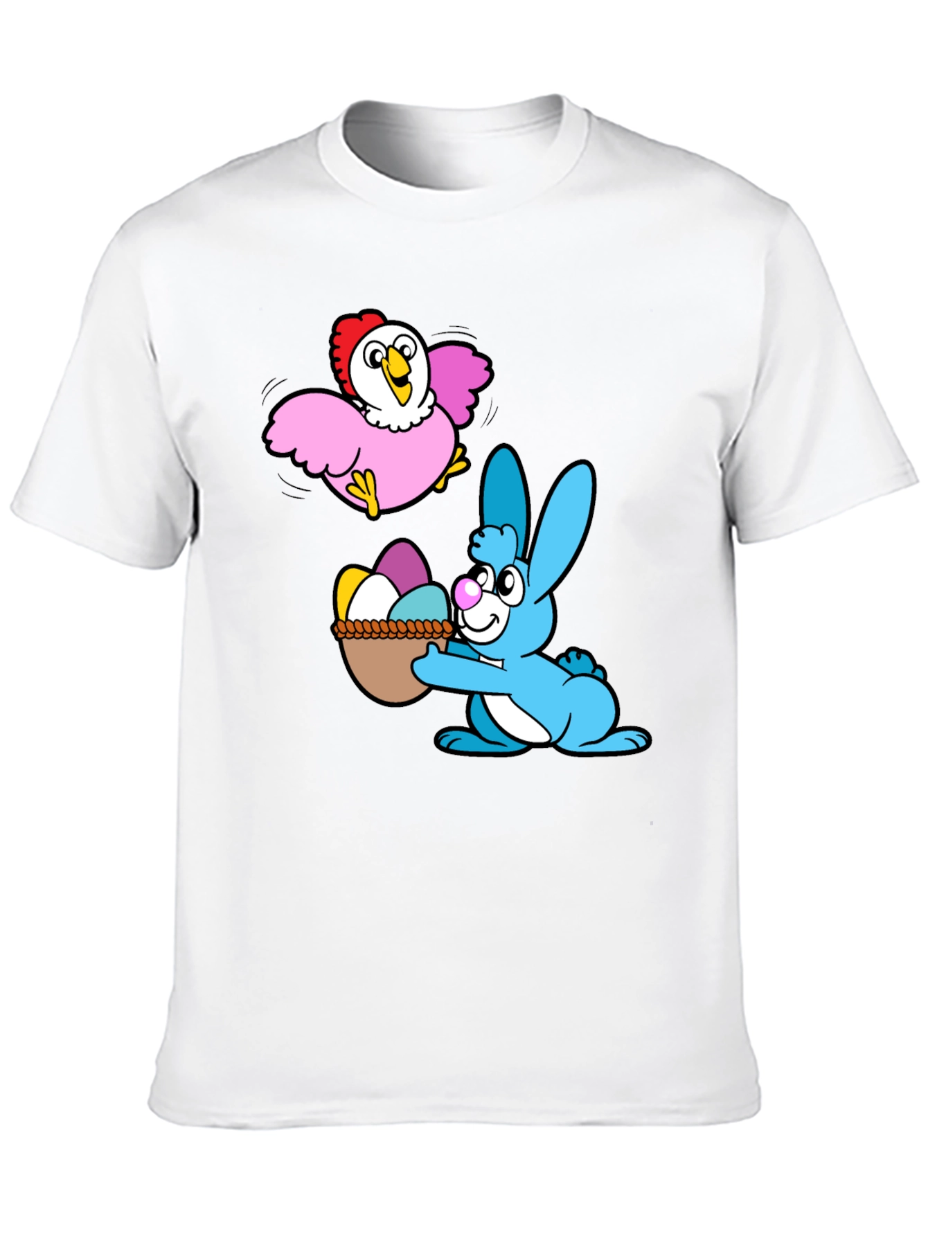 Easter Bunny & Chicken Graphic Tee