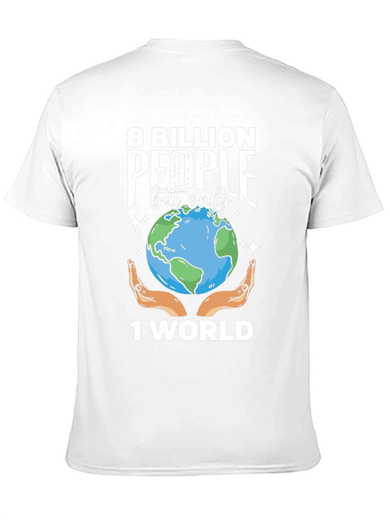8 Billion People 1 World Graphic Tee