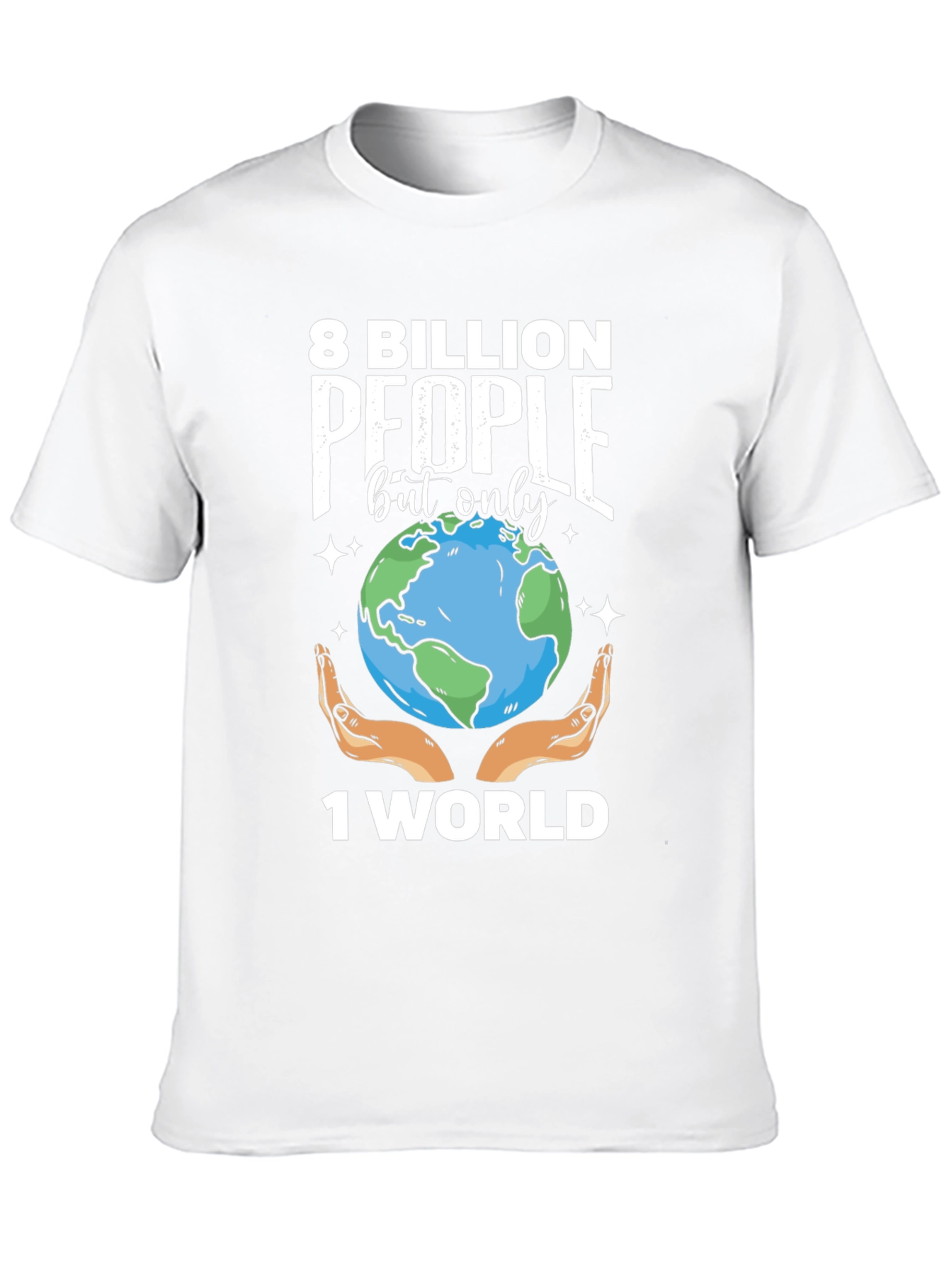 8 Billion People 1 World Graphic Tee
