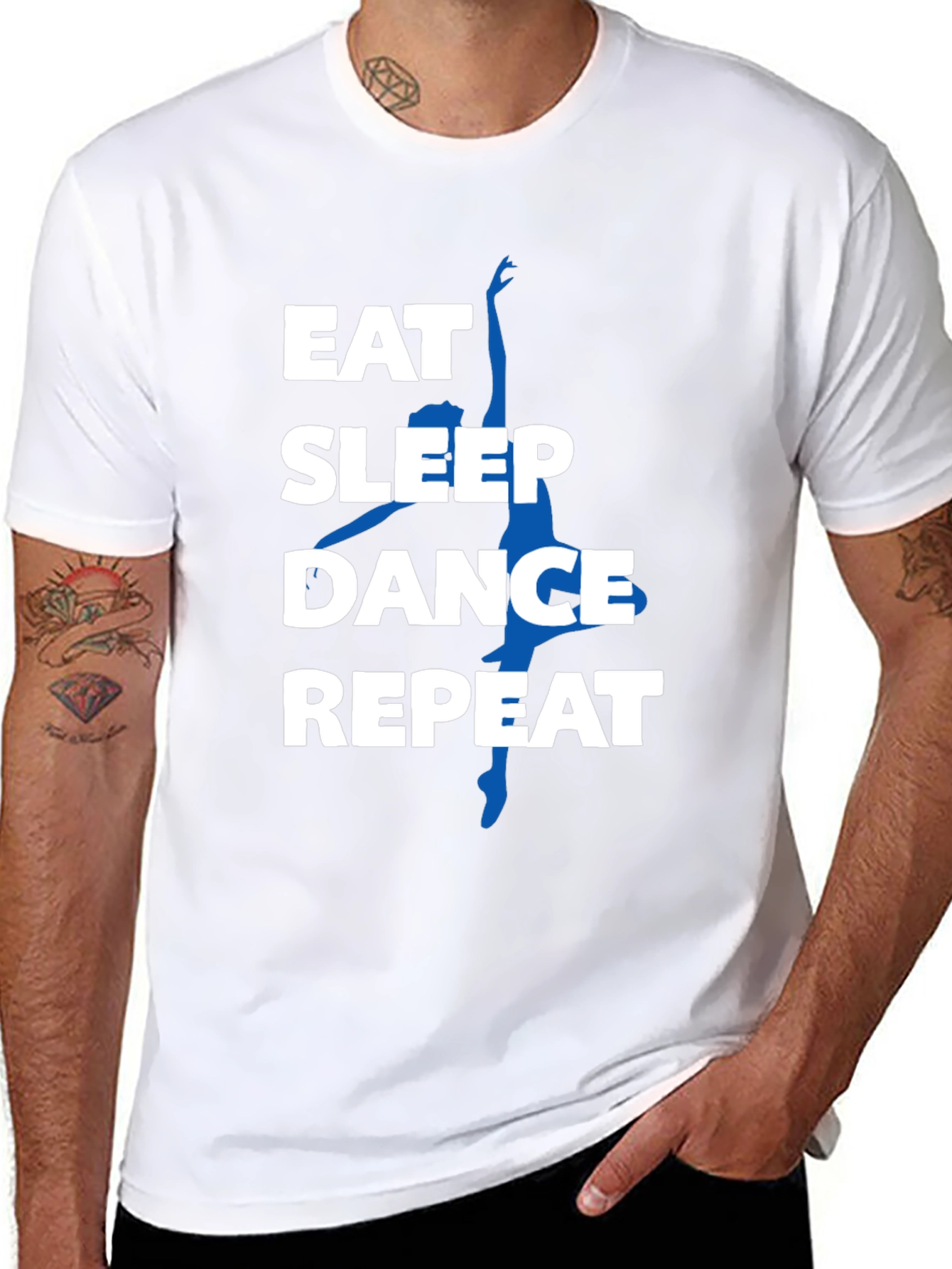 Eat Sleep Dance Repeat Black T-Shirt