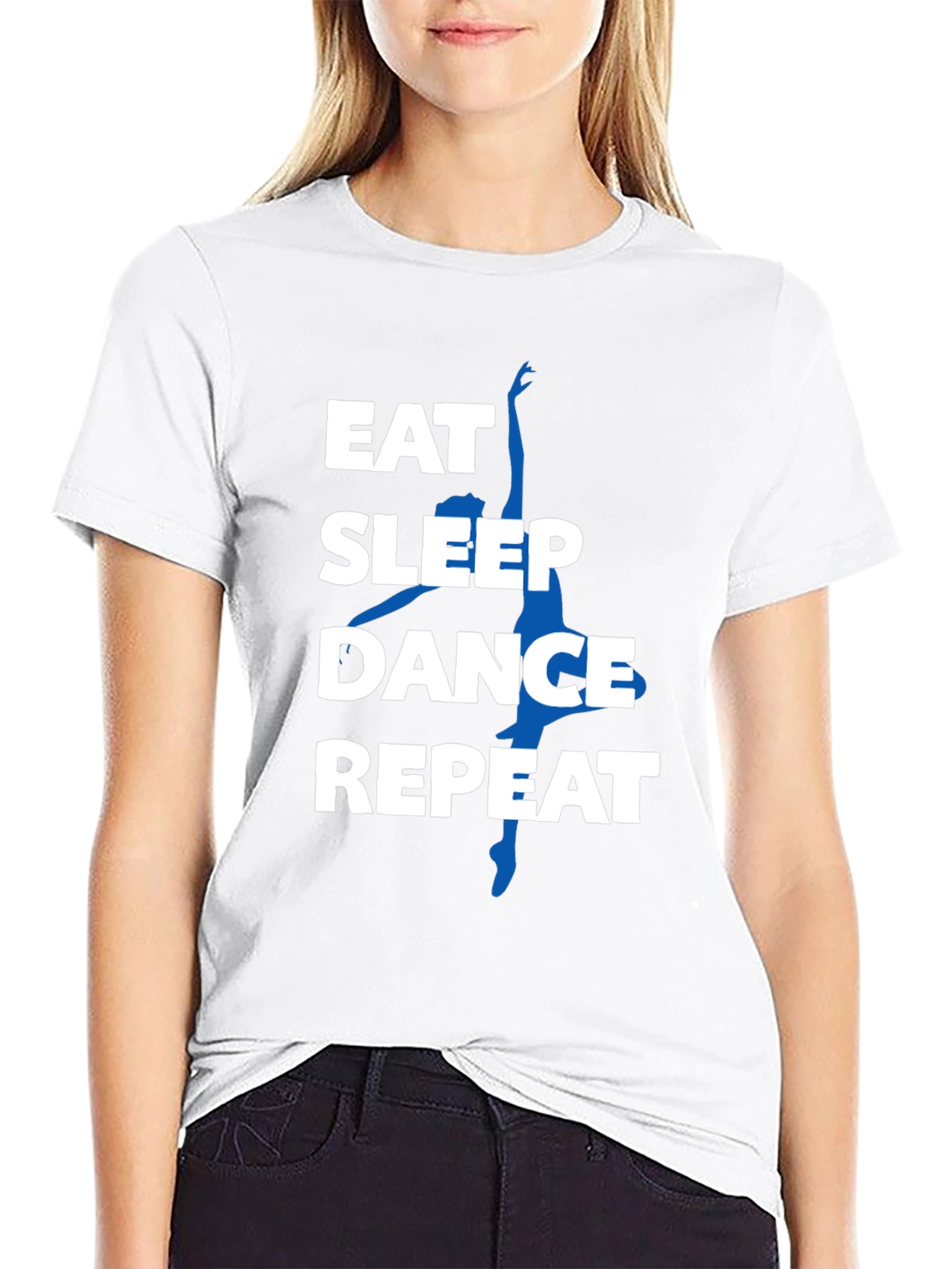 Eat Sleep Dance Repeat Black T-Shirt