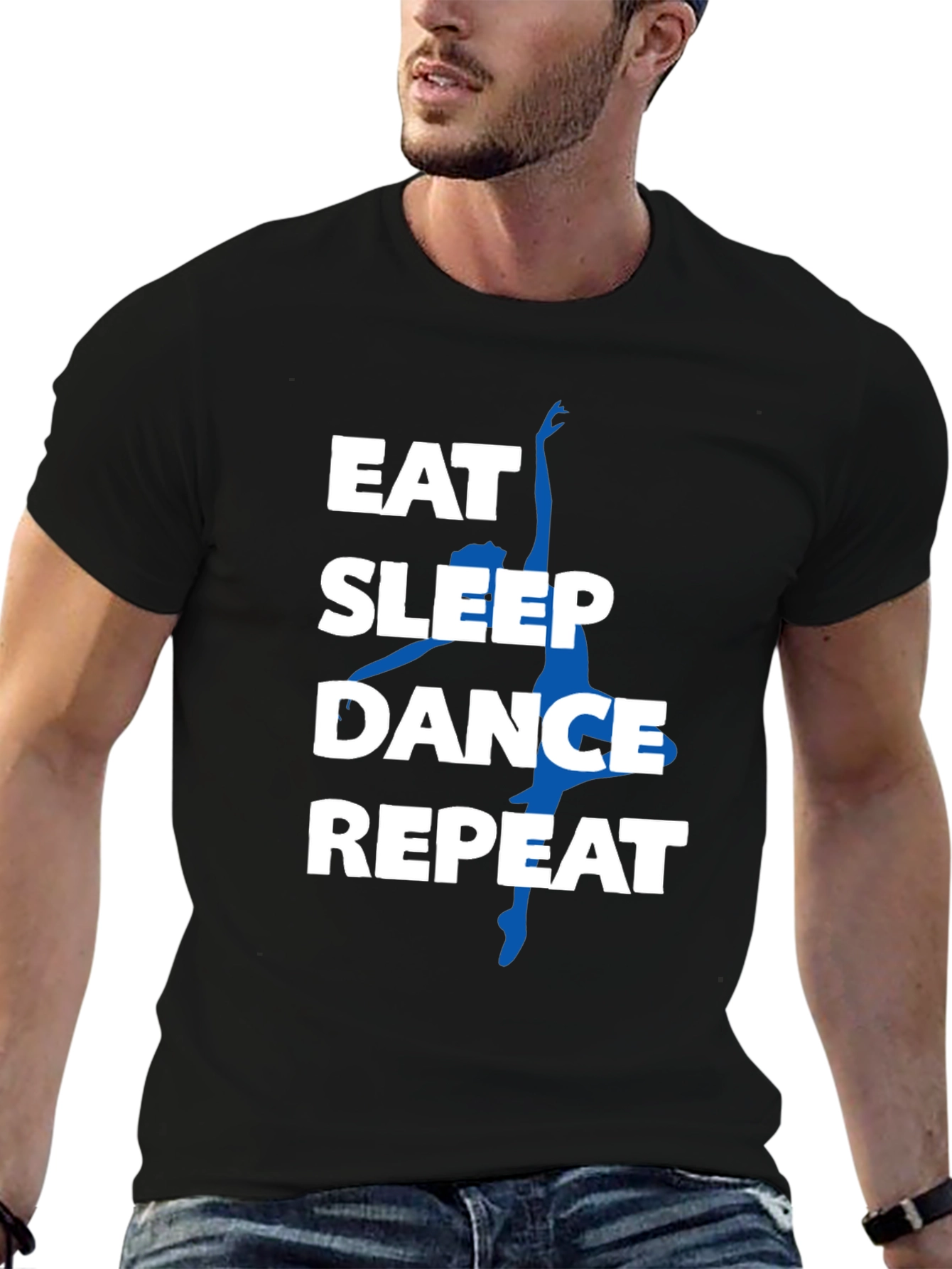 Eat Sleep Dance Repeat Black T-Shirt