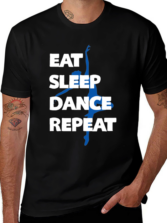 Eat Sleep Dance Repeat Black T-Shirt