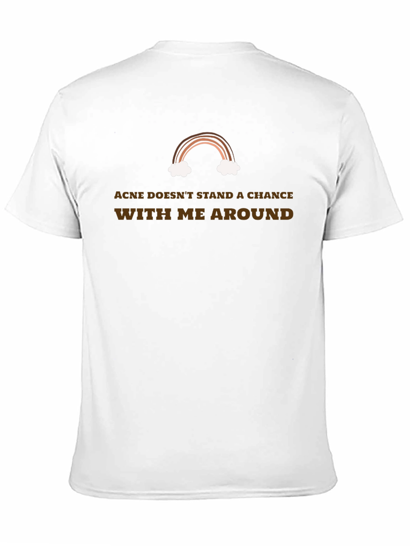 Acne Doesnt Stand a Chance Black Tee