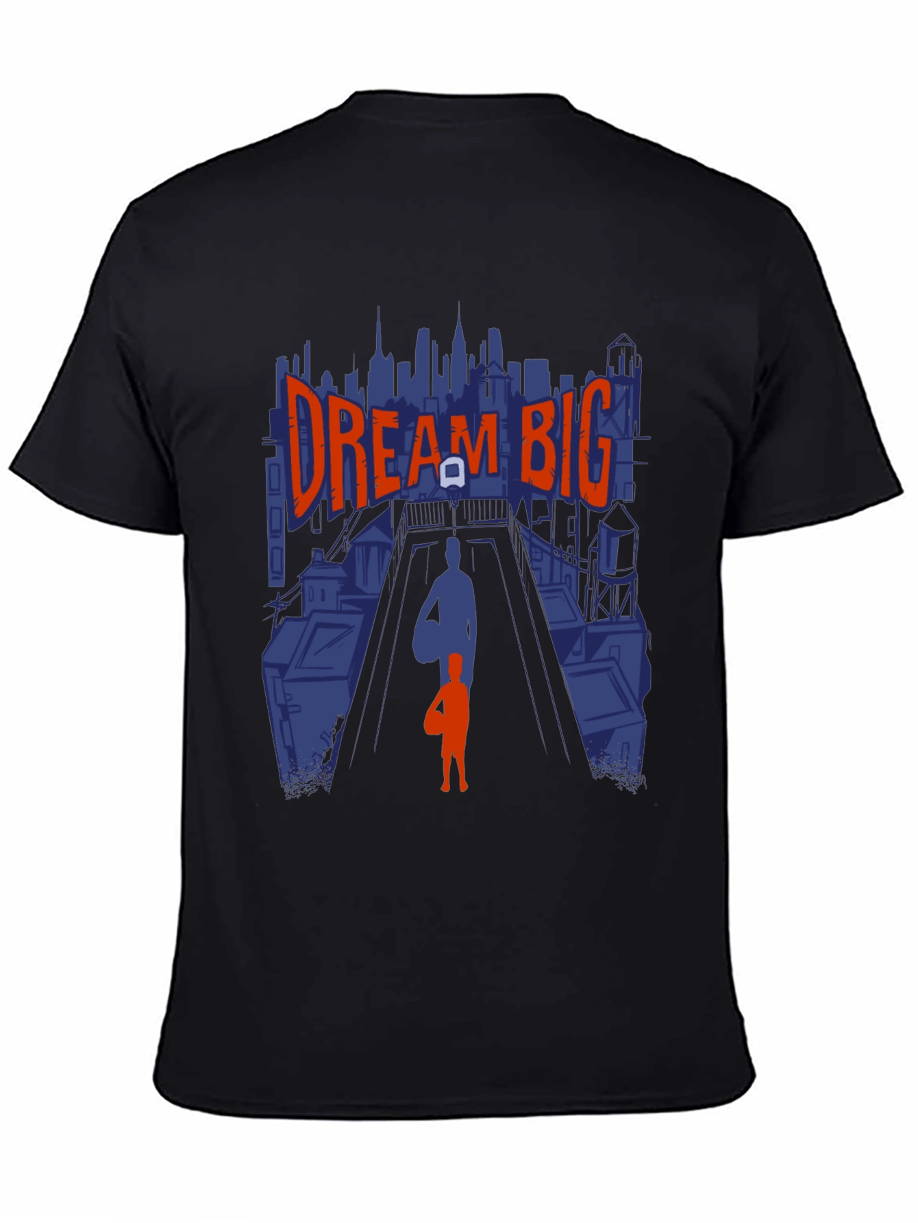 Dream Big Graphic Tee - Inspiring Basketball Design